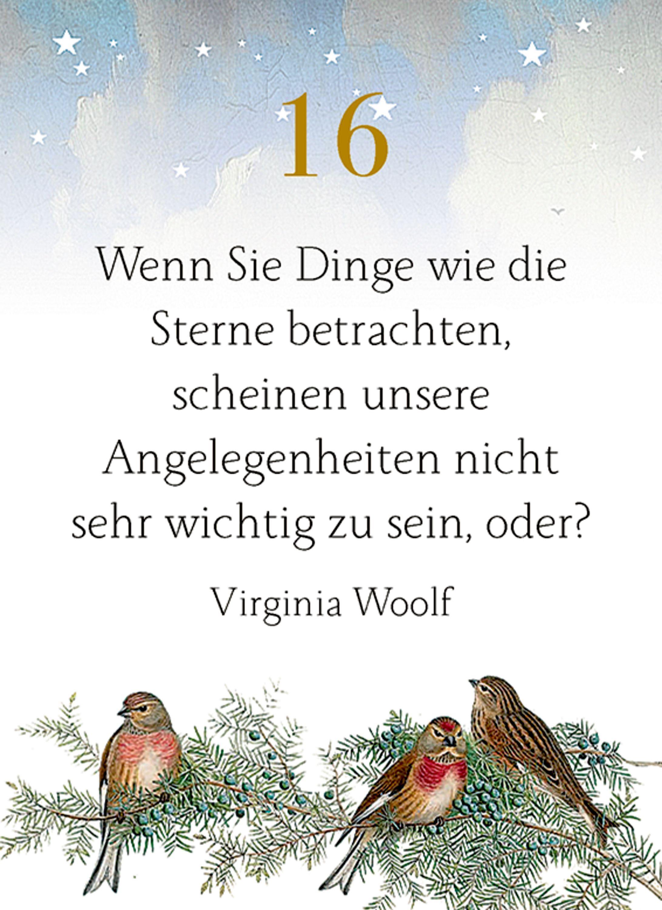 Beispielinhalt (Bild) Adventskalender-Schachtel - Mein kleines Weihnachtshaus