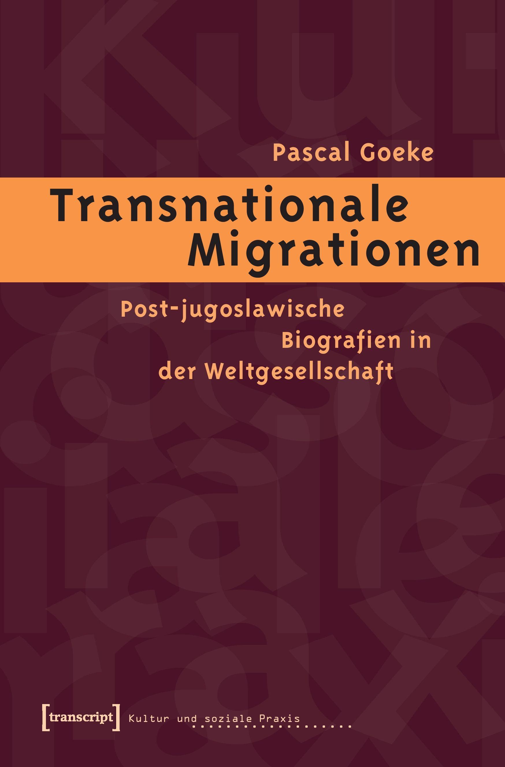 Vorderes Coverbild Transnationale Migrationen