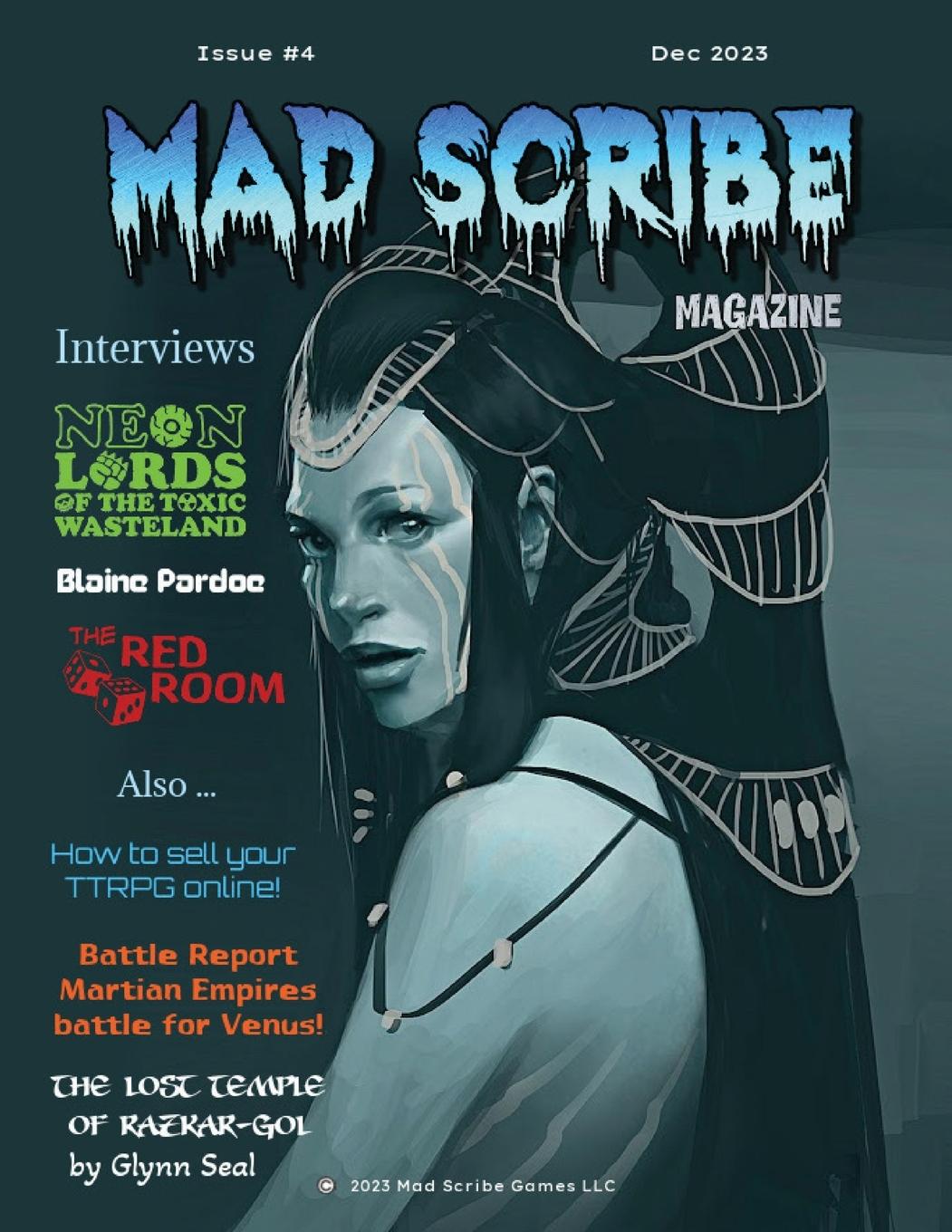 Vorderes Coverbild Mad Scribe magazine issue #4