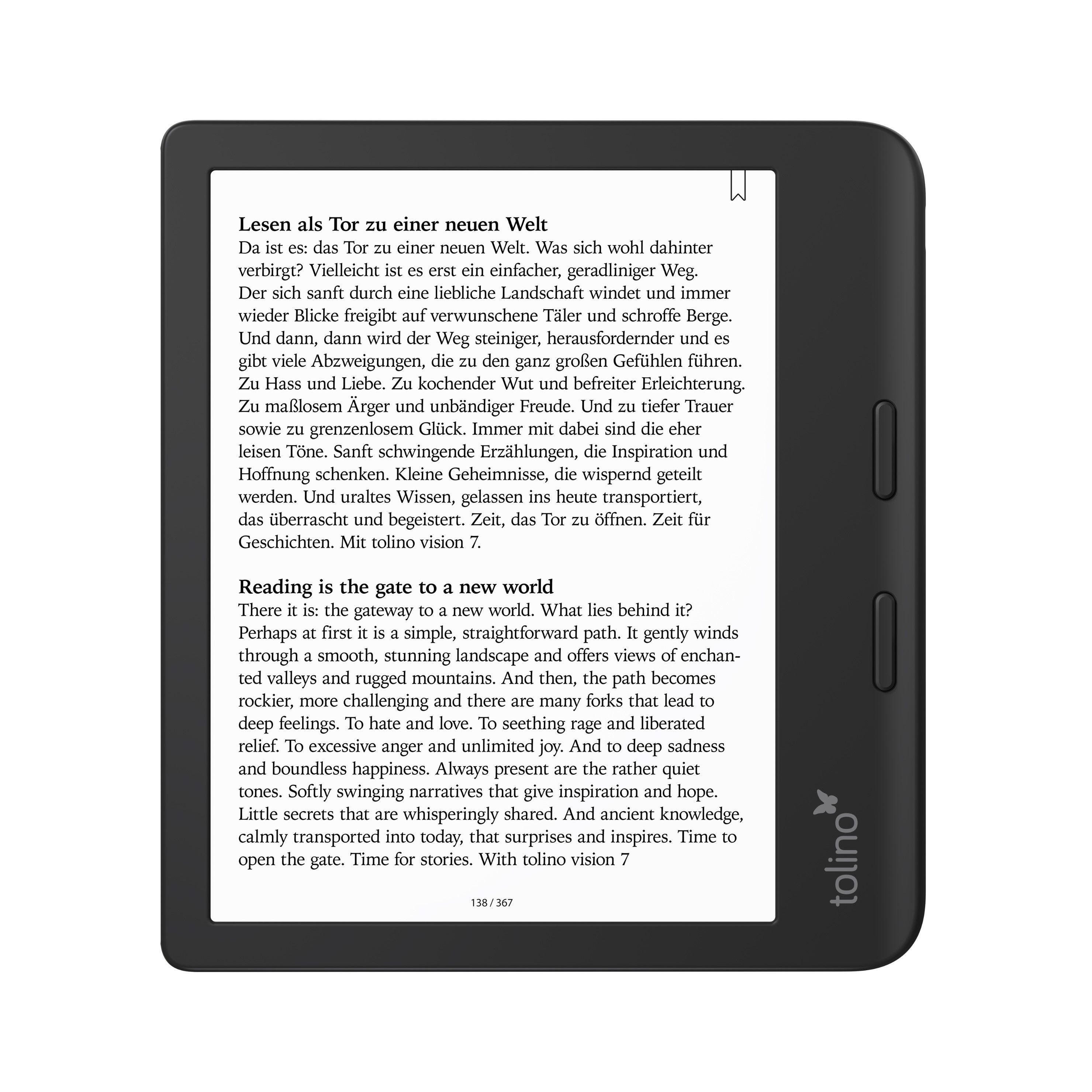 Beispielinhalt (Bild) tolino vision color