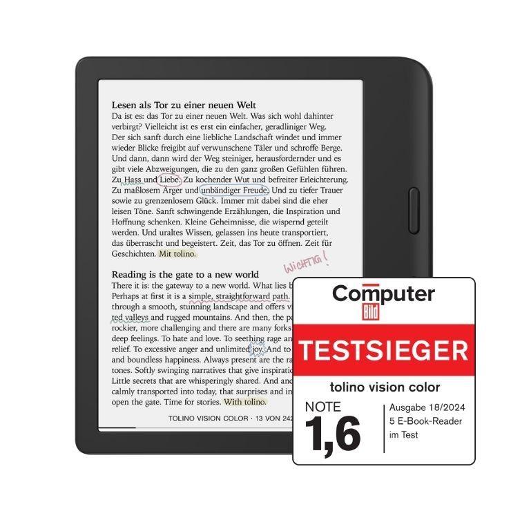 Vorderes Coverbild tolino vision color