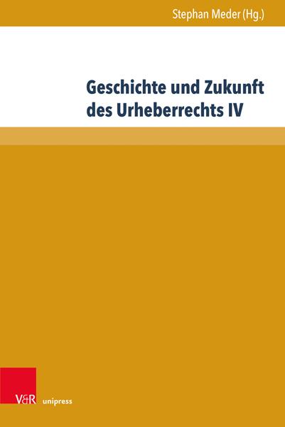 Autorenbild Geschichte und Zukunft des Urheberrechts IV
