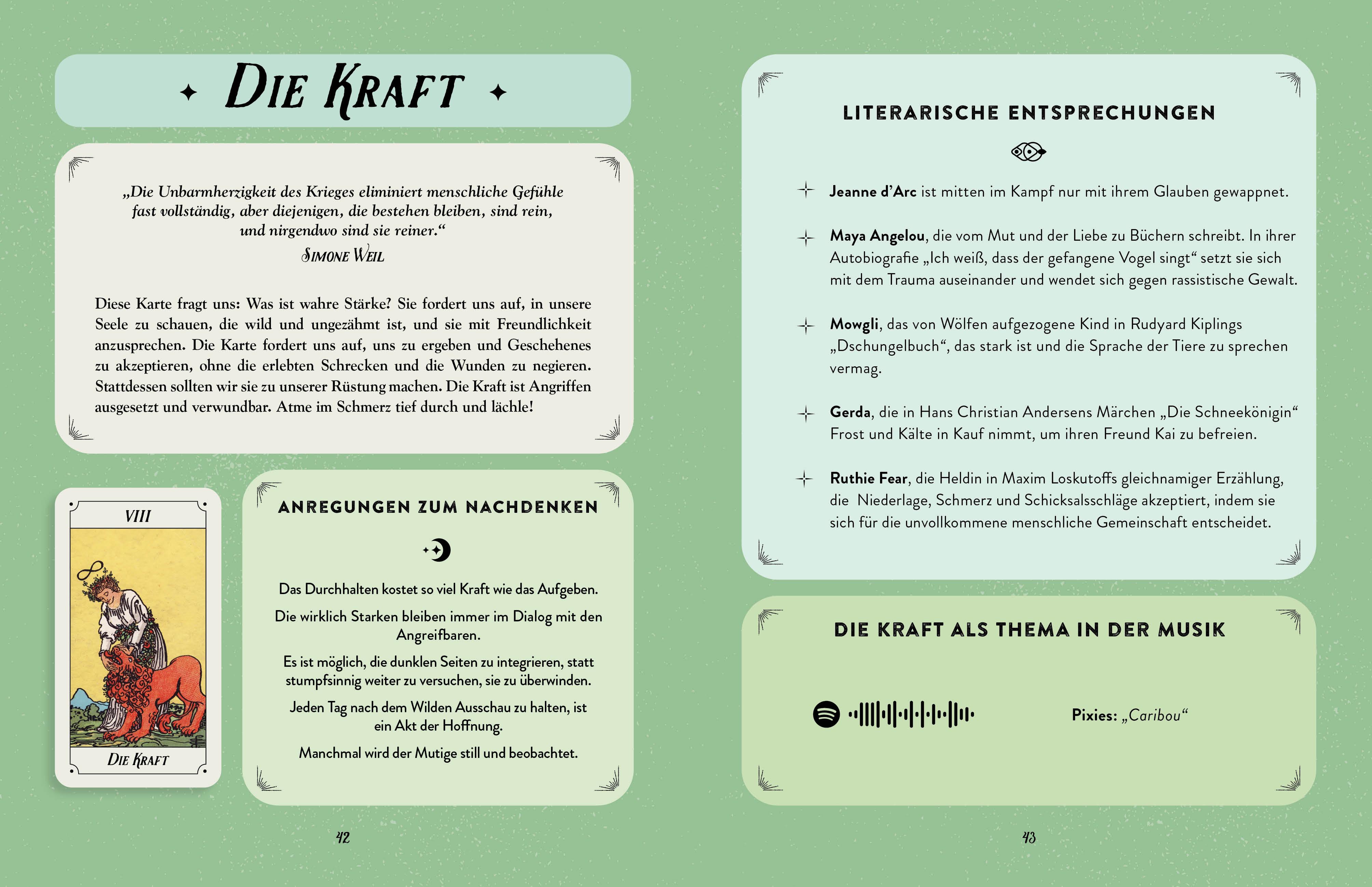 Beispielinhalt (Bild) Tarot verstehen (VIVIDA)