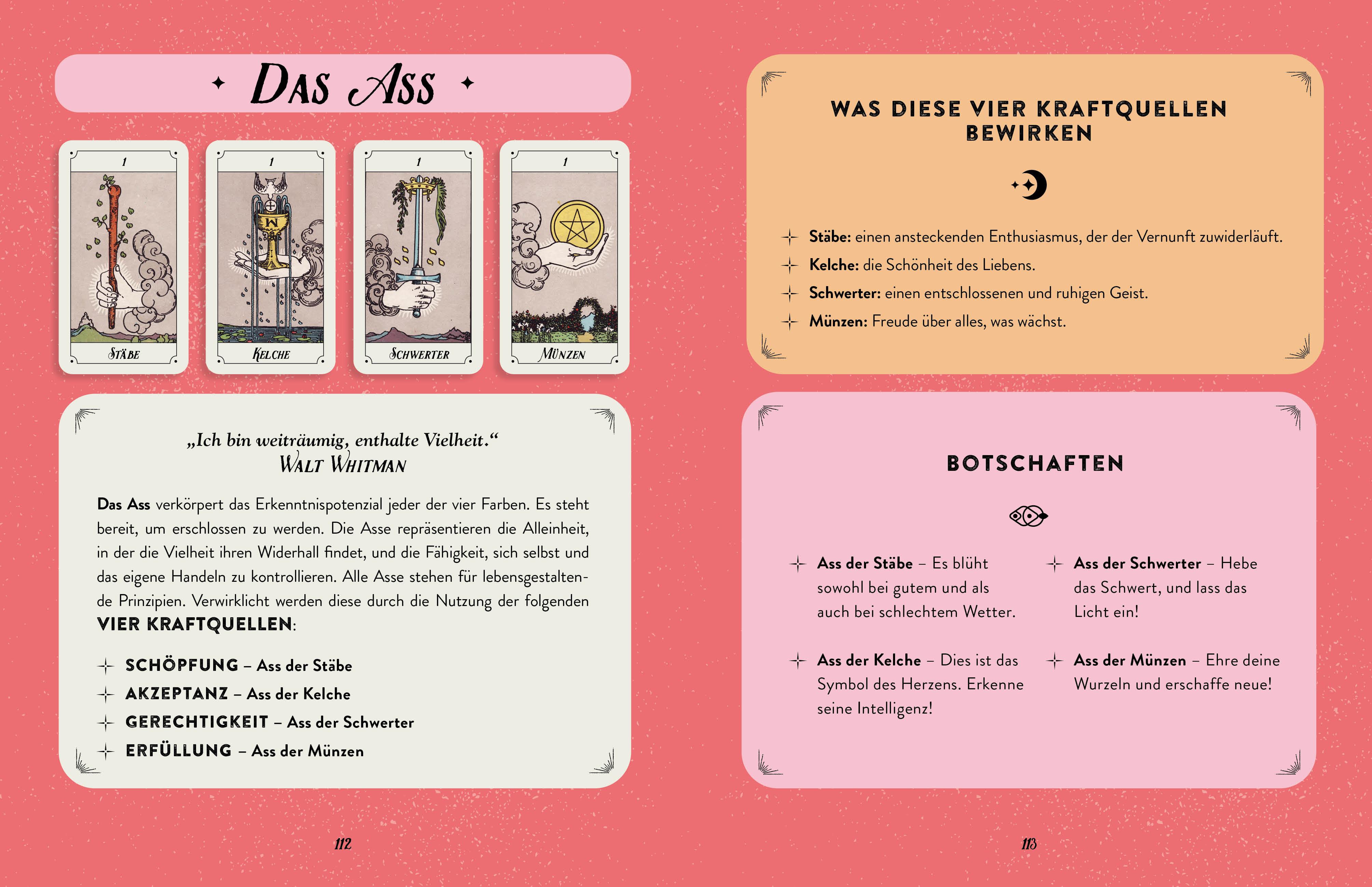 Beispielinhalt (Bild) Tarot verstehen (VIVIDA)