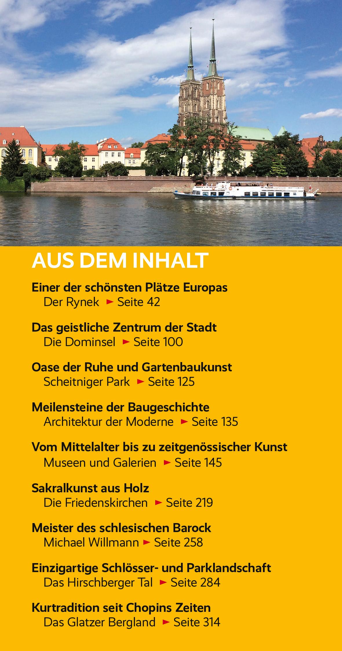 Beispielinhalt (Bild) TRESCHER Reiseführer Breslau und Niederschlesien