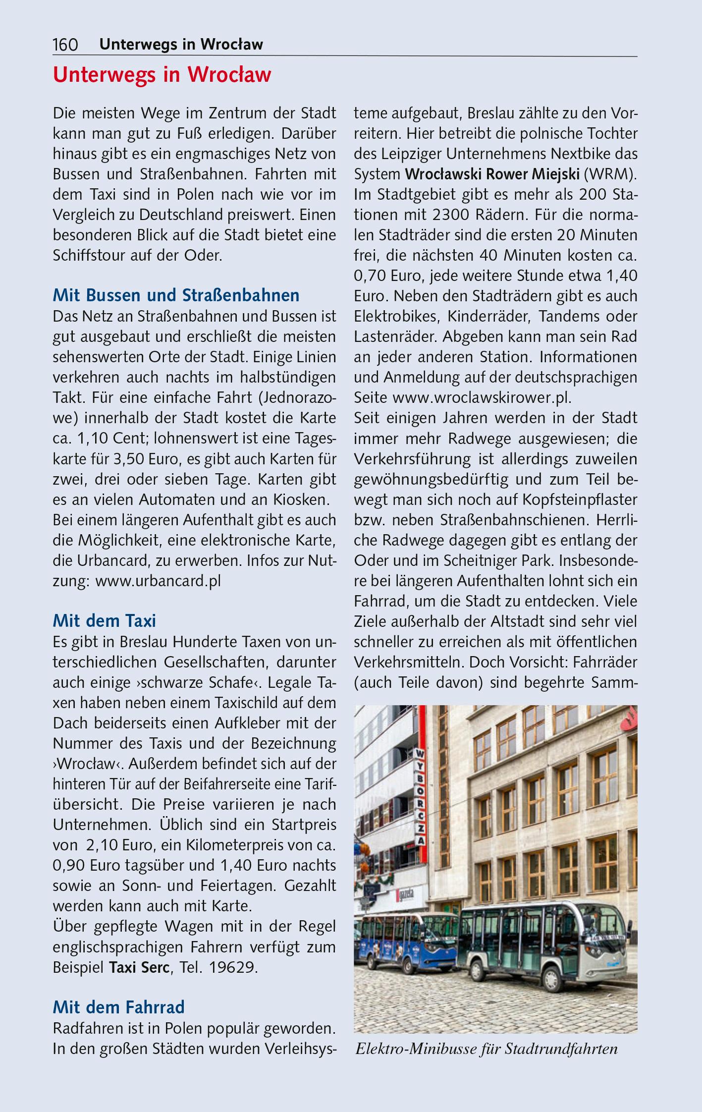 Beispielinhalt (Bild) TRESCHER Reiseführer Breslau und Niederschlesien