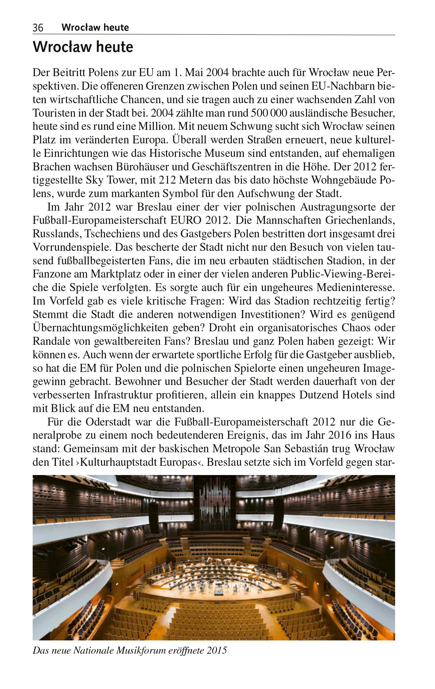 Beispielinhalt (Bild) TRESCHER Reiseführer Breslau und Niederschlesien