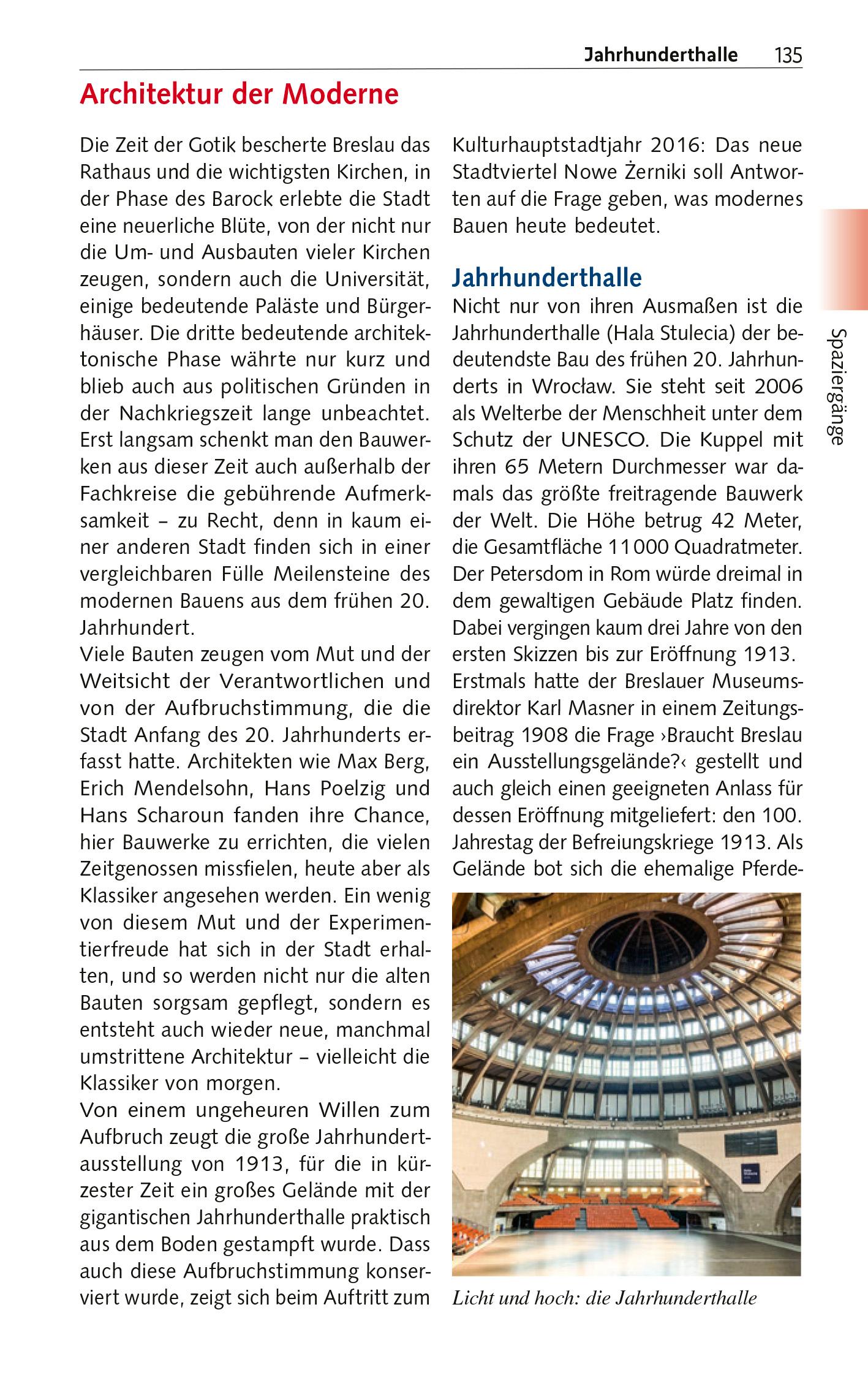 Beispielinhalt (Bild) TRESCHER Reiseführer Breslau und Niederschlesien