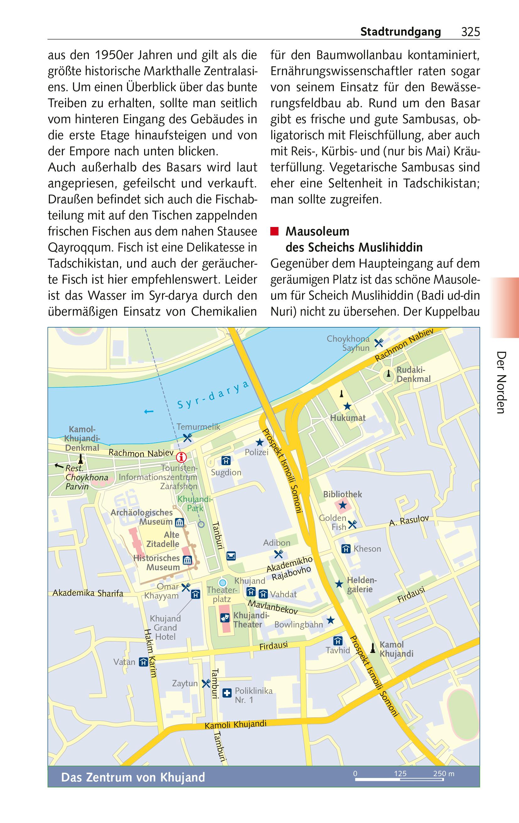 Beispielinhalt (Bild) TRESCHER Reiseführer Tadschikistan