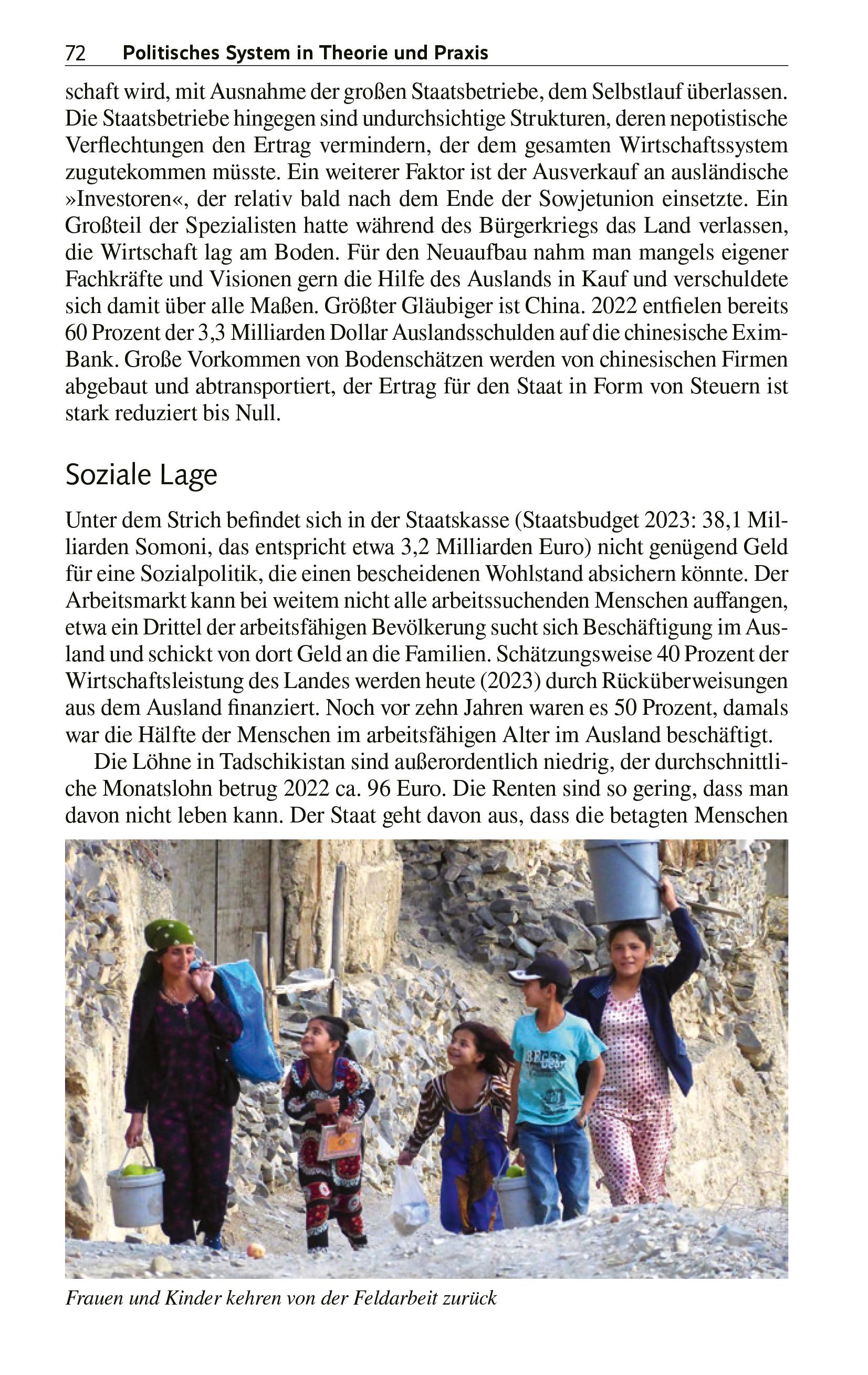 Beispielinhalt (Bild) TRESCHER Reiseführer Tadschikistan