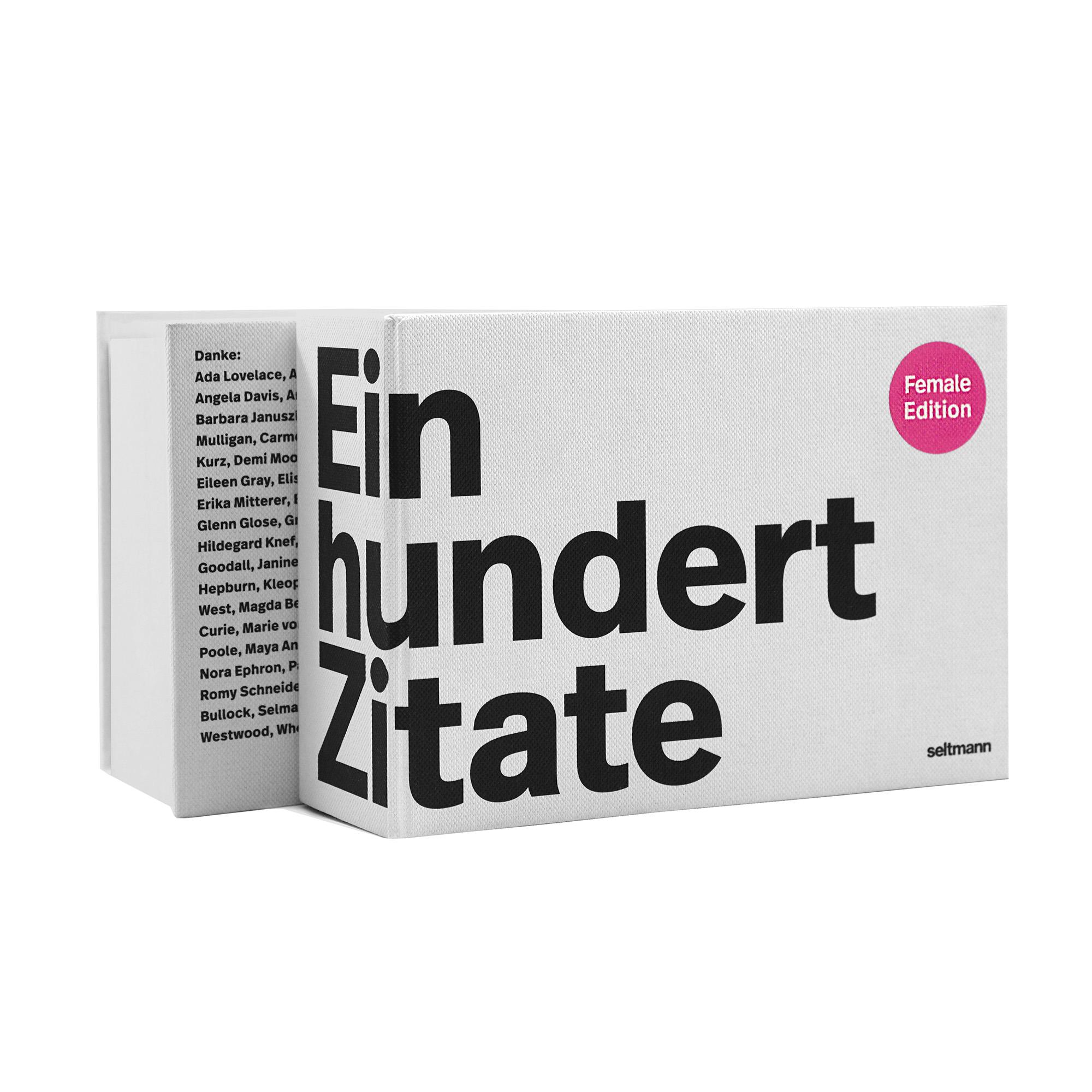 Beispielinhalt (Bild) Einhundert Zitate Female Edition