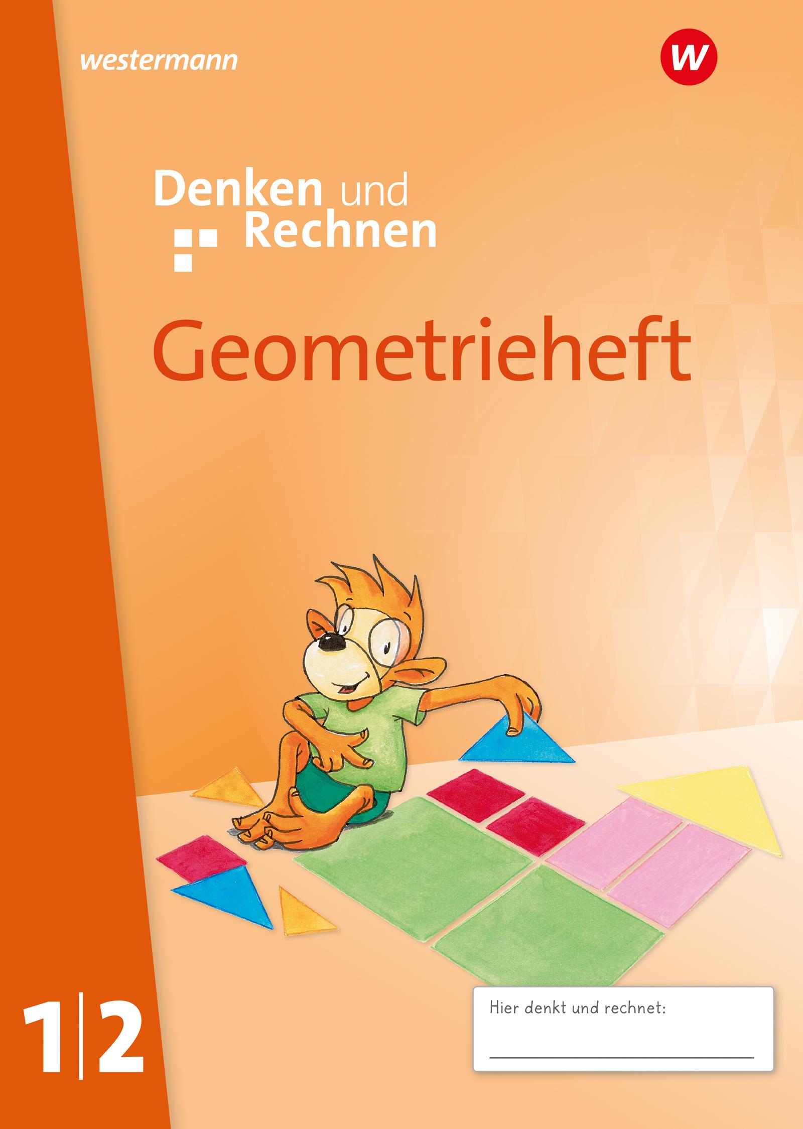 Vorderes Coverbild Denken und Rechnen. Geometrieheft 1/2. Allgemeine Ausgabe