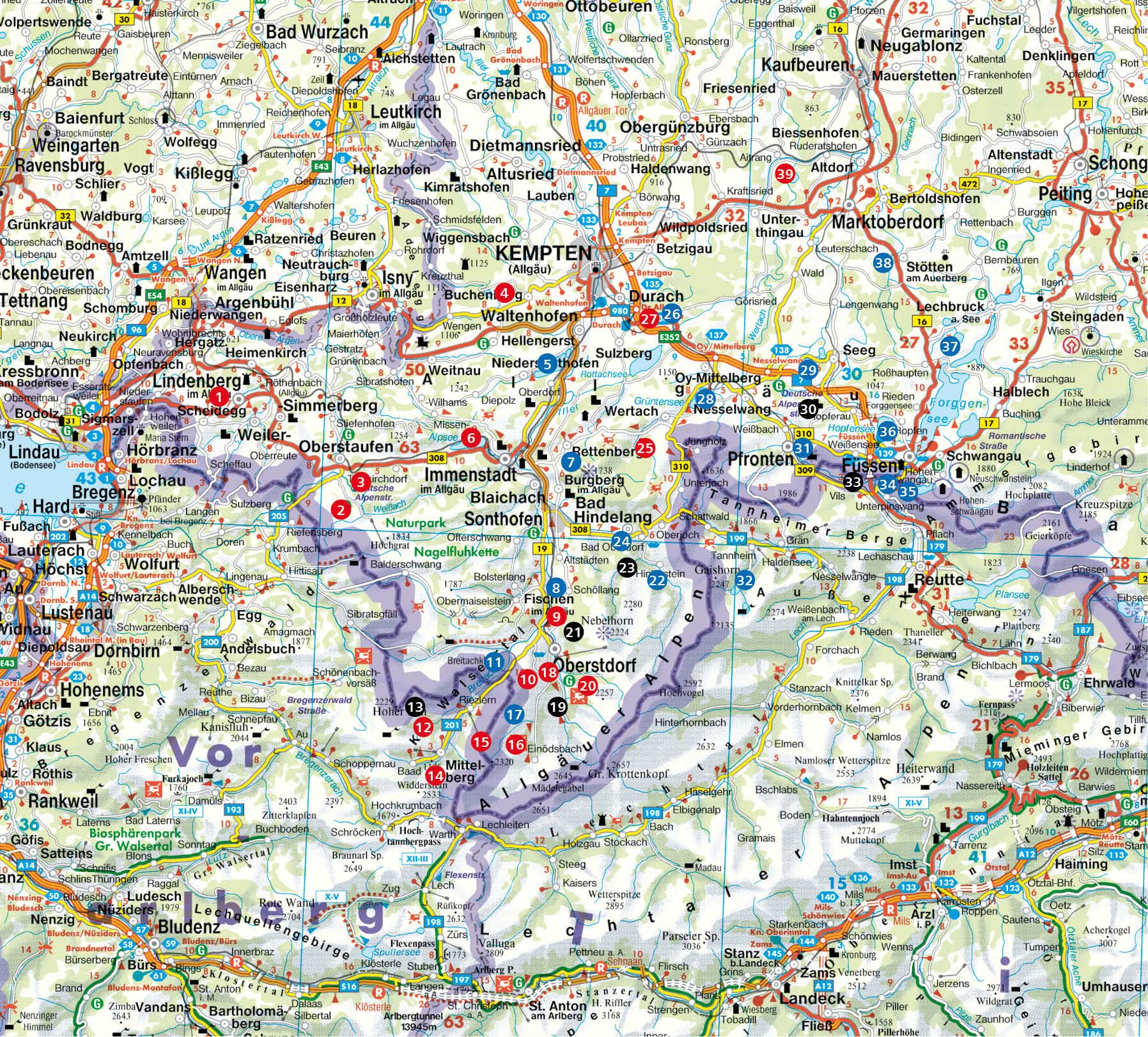 Beispielinhalt (Bild) Wandern mit Kinderwagen Allgäu