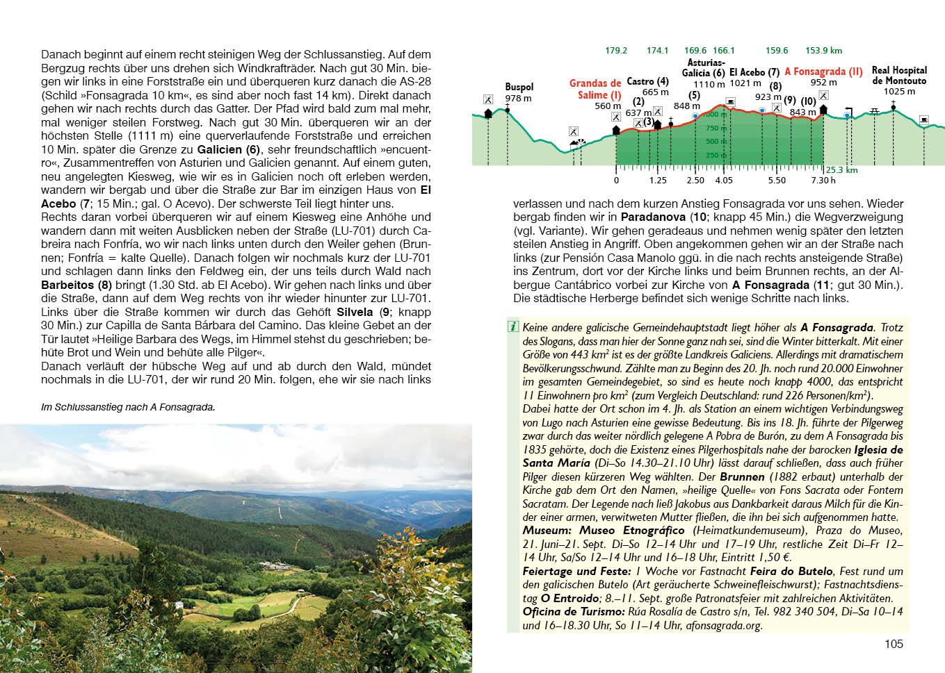 Beispielinhalt (Bild) Jakobsweg - Camino Primitivo
