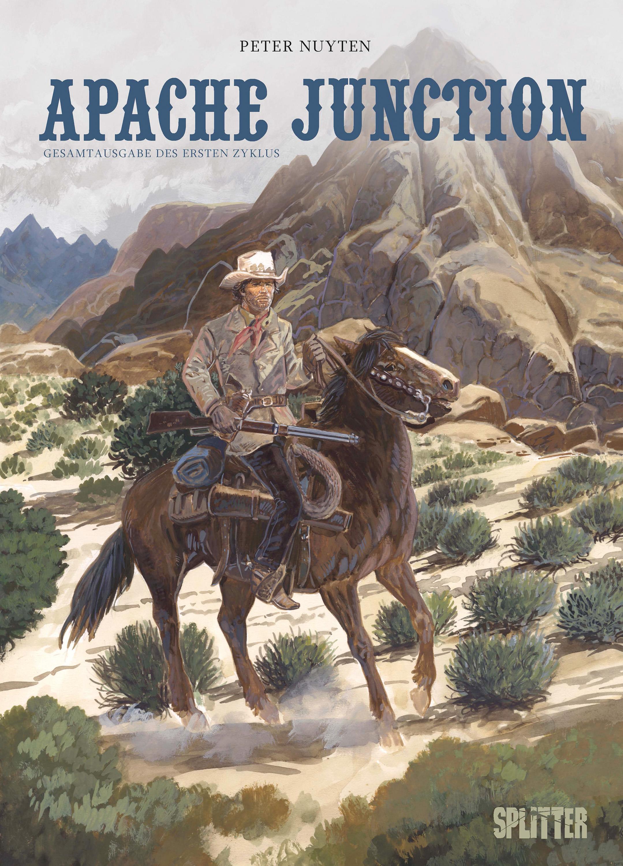 Vorderes Coverbild Apache Junction Gesamtausgabe. Erster Zyklus