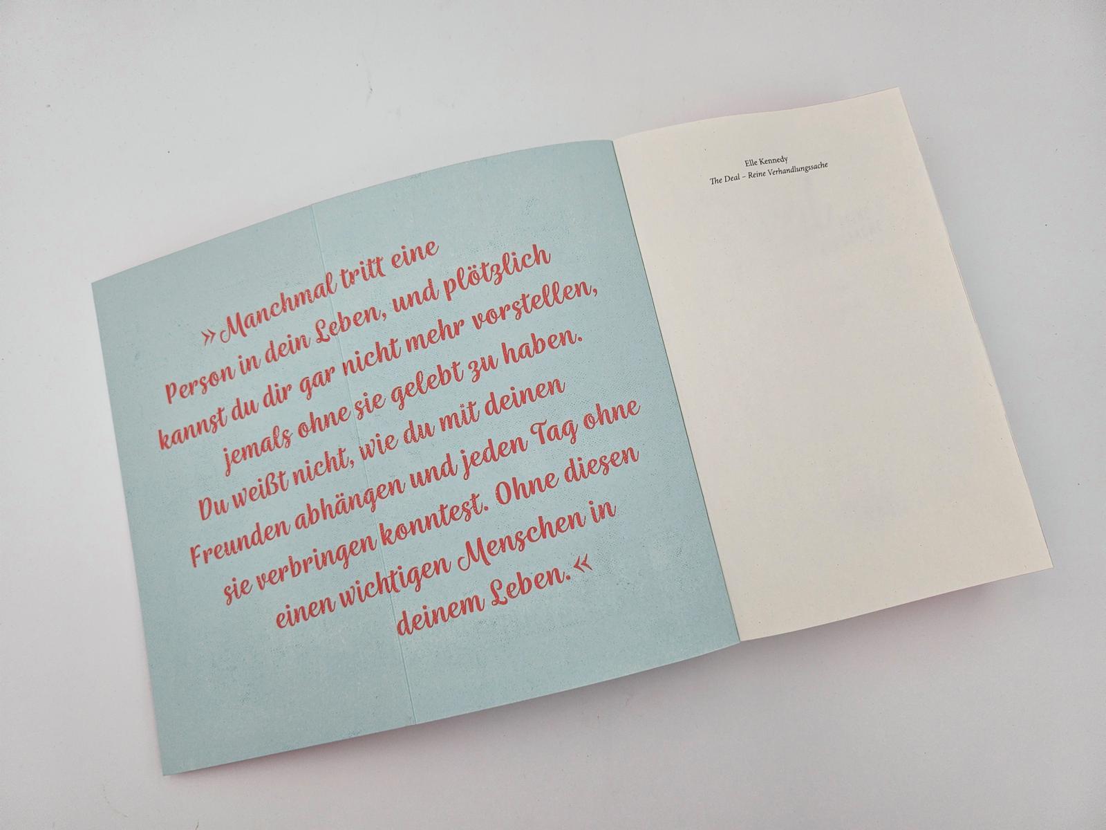 Beispielinhalt (Bild) The Deal - Reine Verhandlungssache