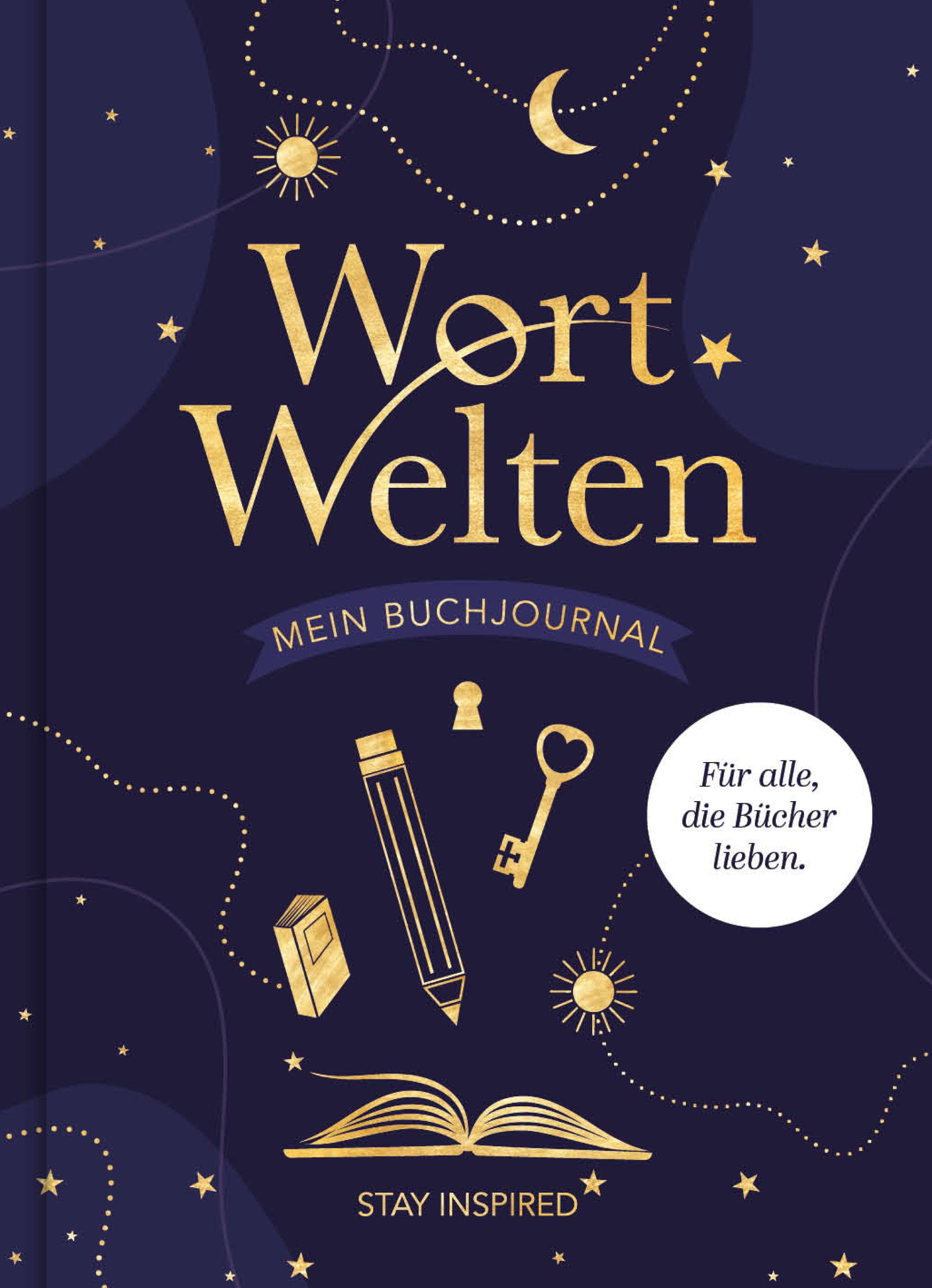 Vorderes Coverbild Wort Welten: Buchjournal XXL - Lesetagebuch & Buchjournal für 100 Bücher | Buchtagebuch für Blogger und Booktok | Reading Journal | Lesetracker | Buchlisten | Blogging-Tools | Lesechallenges