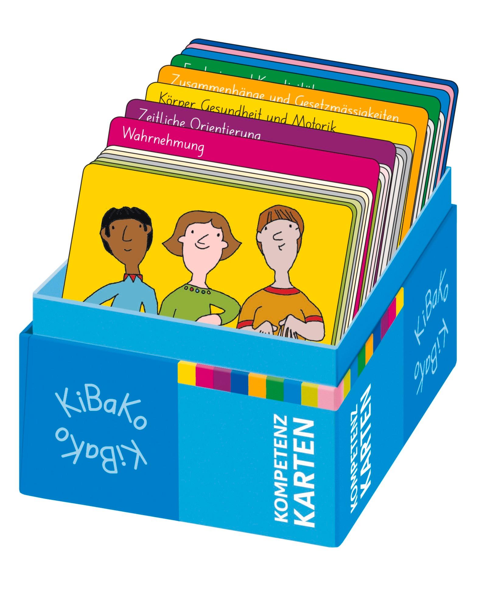 Vorderes Coverbild KiBaKo Kompetenz-Karten. Ausgabe Deutschland