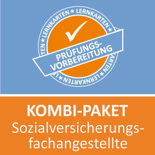 Vorderes Coverbild Kombi-Paket Sozialversicherungsfachangestellter Lernkarten