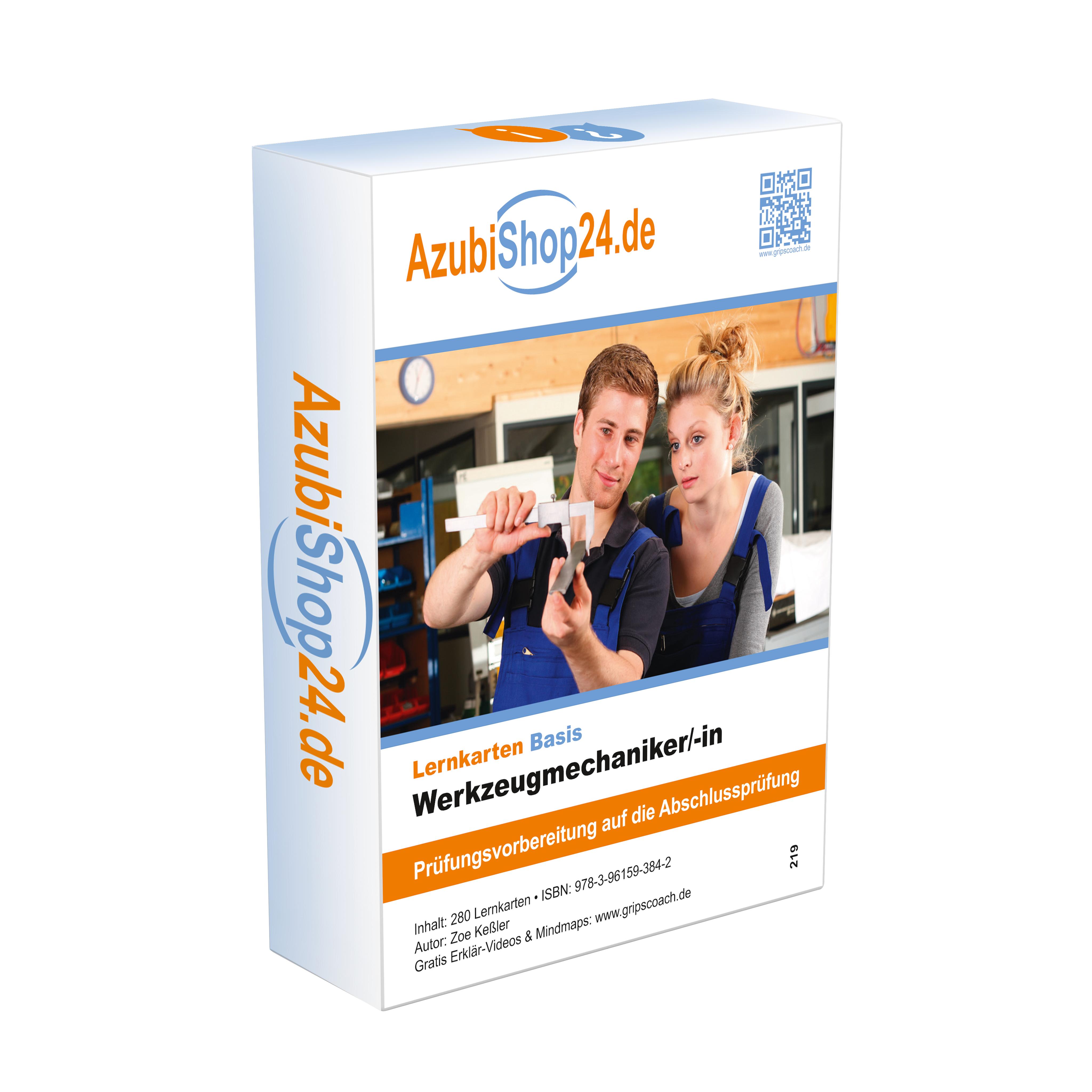 Vorderes Coverbild Lernkarten Werkzeugmechaniker Lernkarten Prüfungsvorbereitung Prüfungsvorbereitung