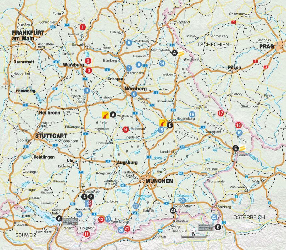 Beispielinhalt (Bild) Die Wander-Bucket-List Bayern