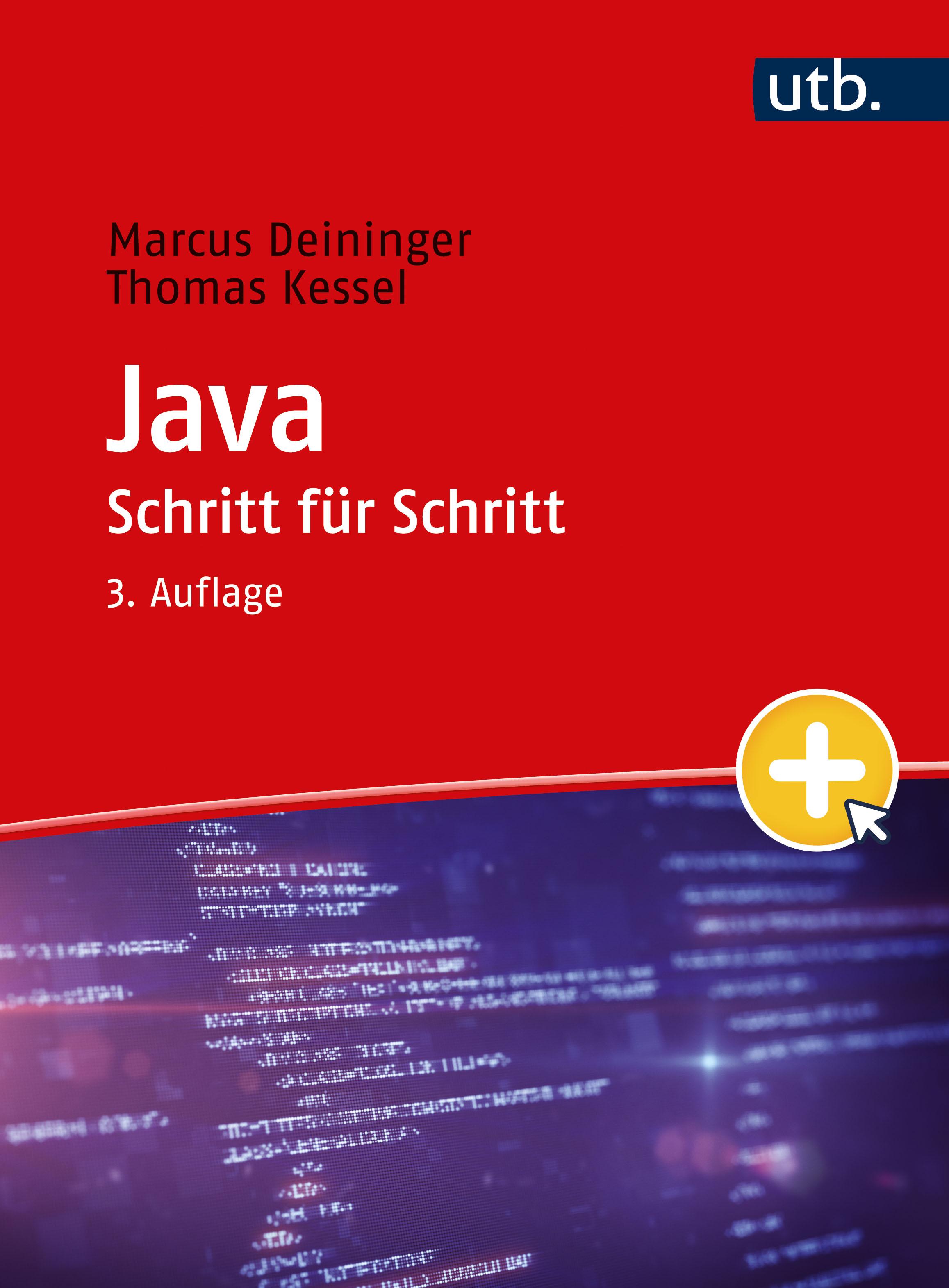 Vorderes Coverbild Java Schritt für Schritt