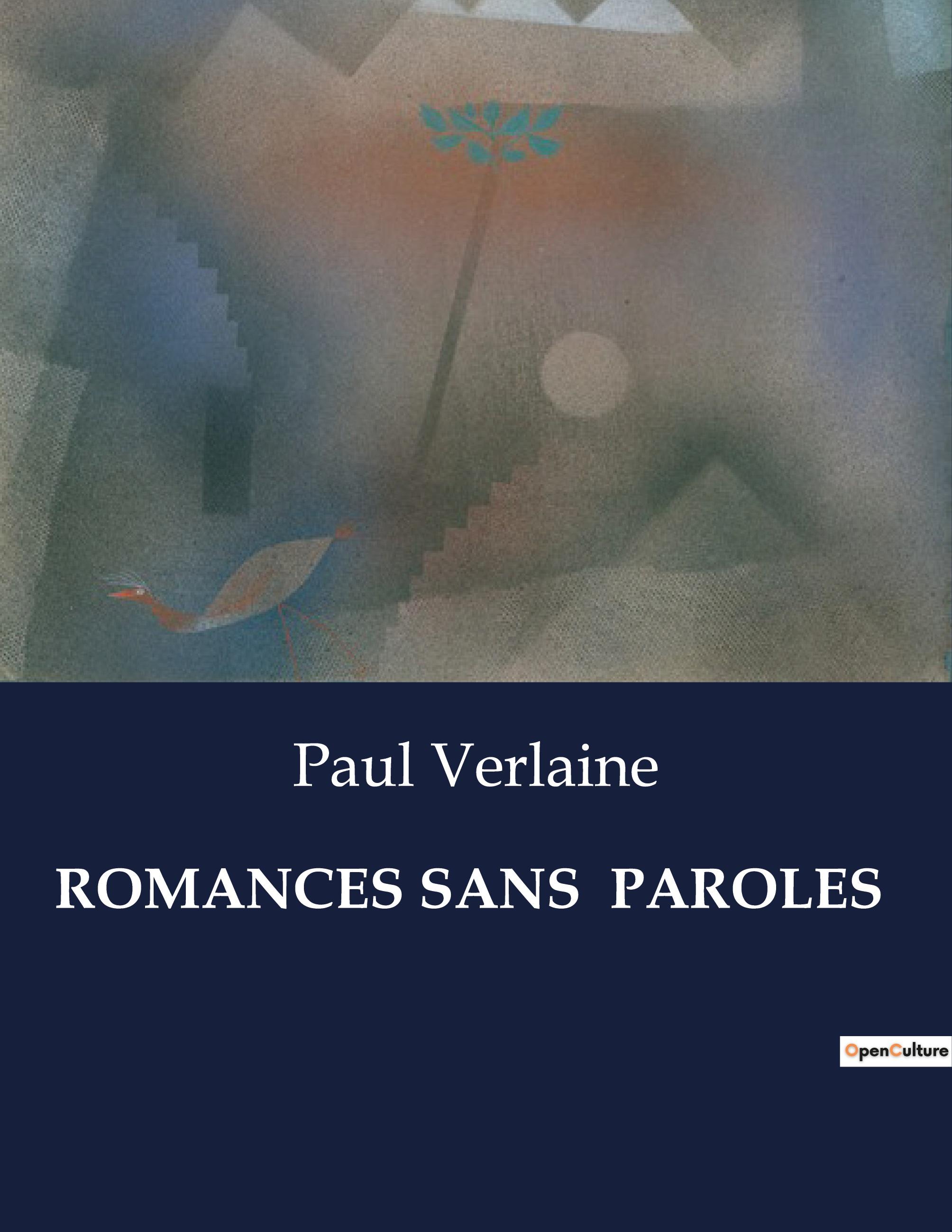 Vorderes Coverbild ROMANCES SANS  PAROLES