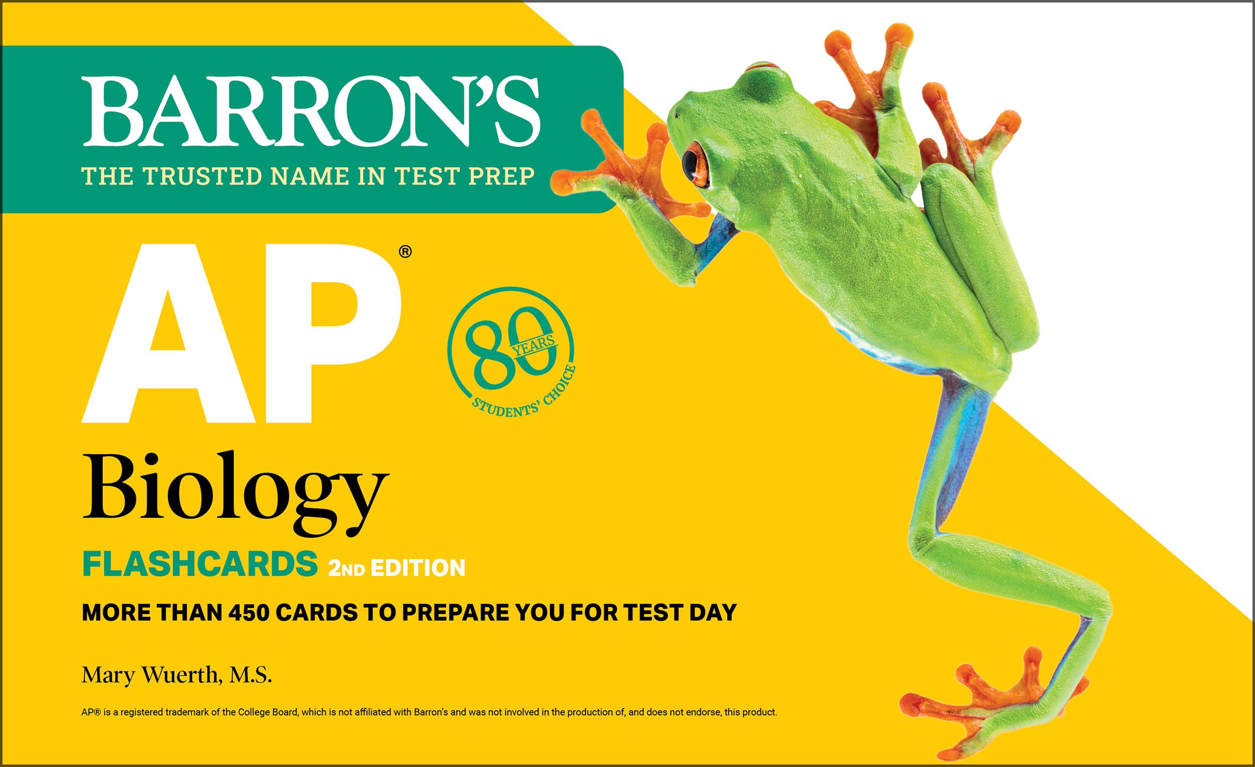 Beispielinhalt (Bild) AP Biology Flashcards, Second Edition: Up-To-Date Review + Sorting Ring for Custom Study