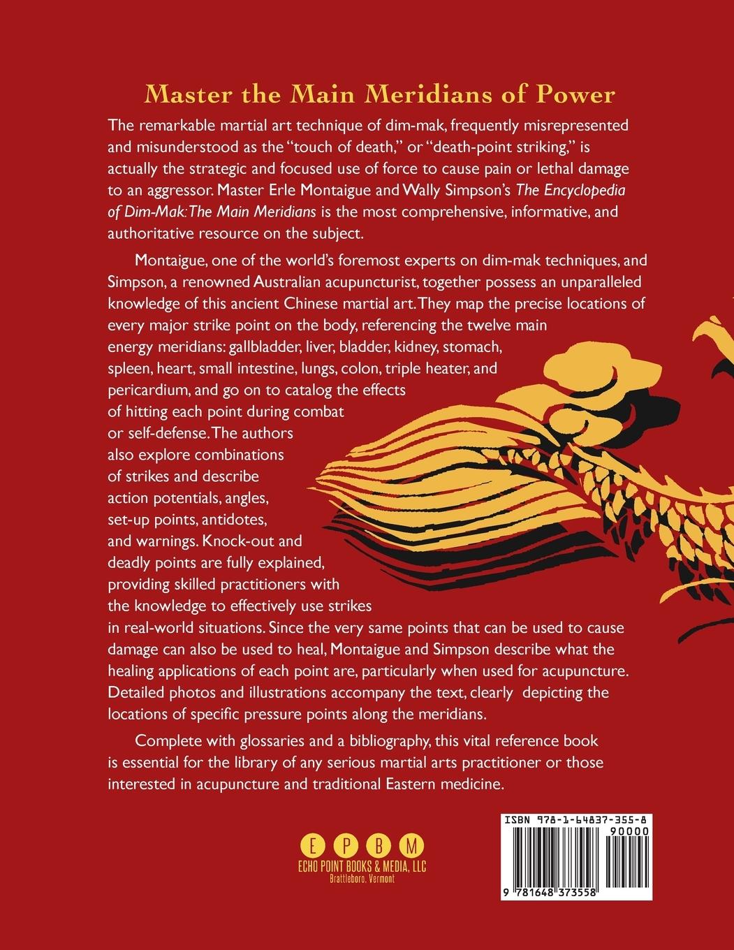 Rückseitencover The Main Meridians (Encyclopedia of Dim Mak)