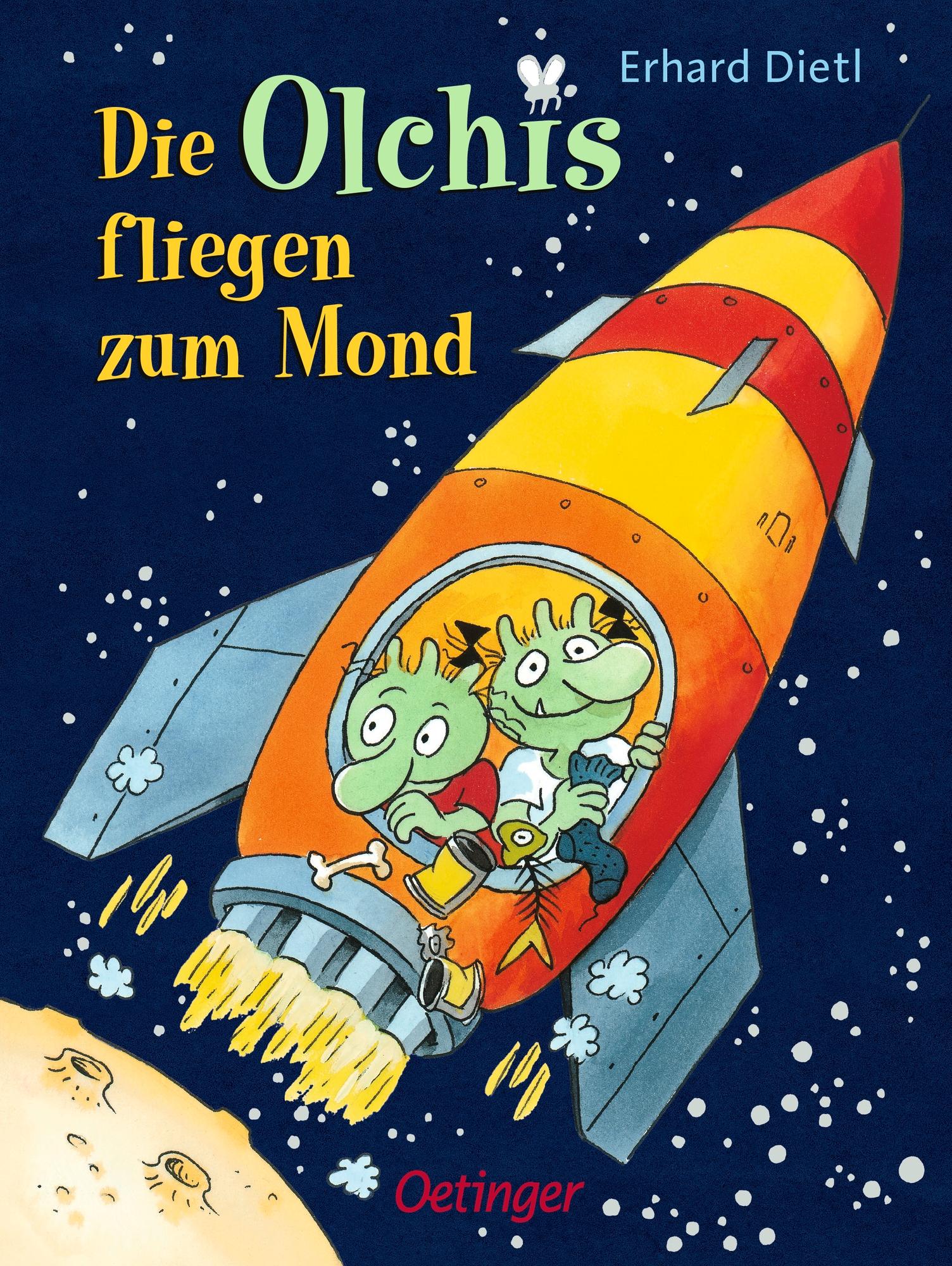 Vorderes Coverbild Die Olchis fliegen zum Mond