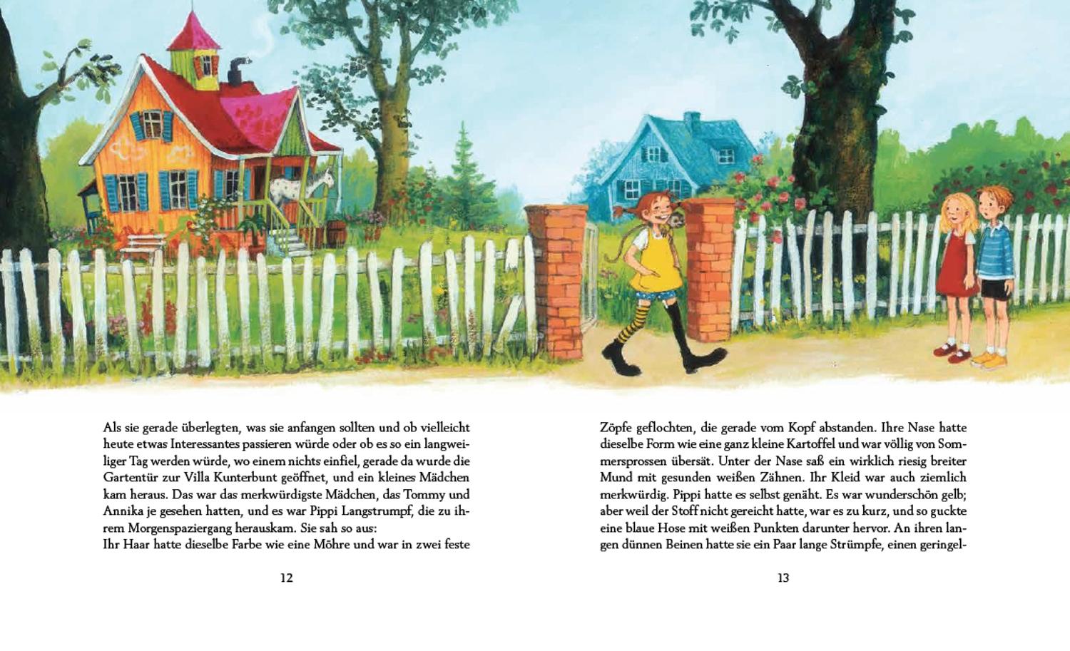 Beispielinhalt (Bild) Pippi Langstrumpf (farbig)
