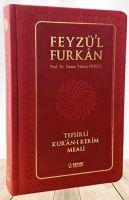 Vorderes Coverbild Feyzül Furkan Tefsirli Kuran-i Kerim Meali Sempatik Cep Boy - Tefsirli Meal - Ciltli - Bordo