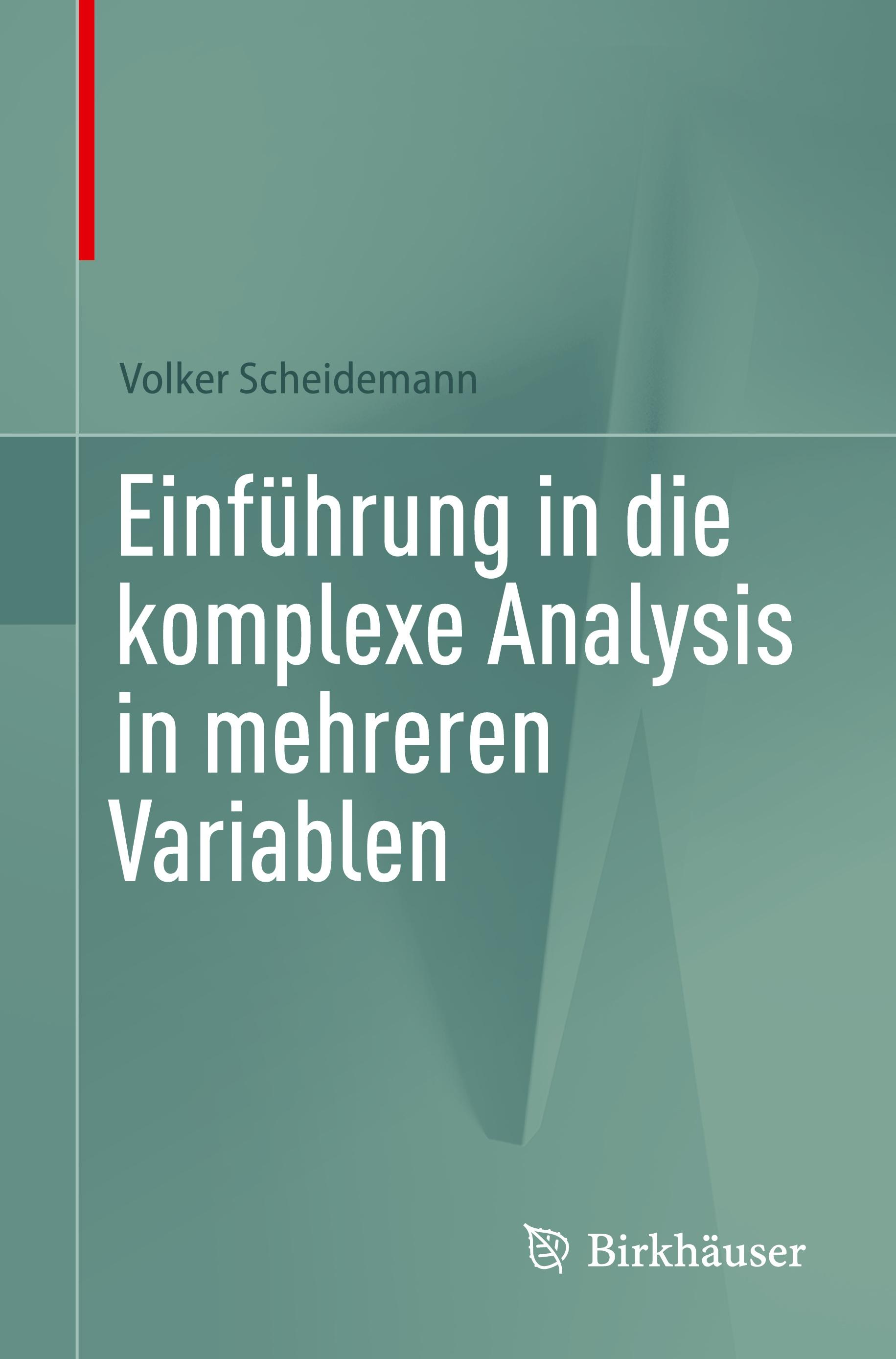 Vorderes Coverbild Einführung in die komplexe Analysis in mehreren Variablen