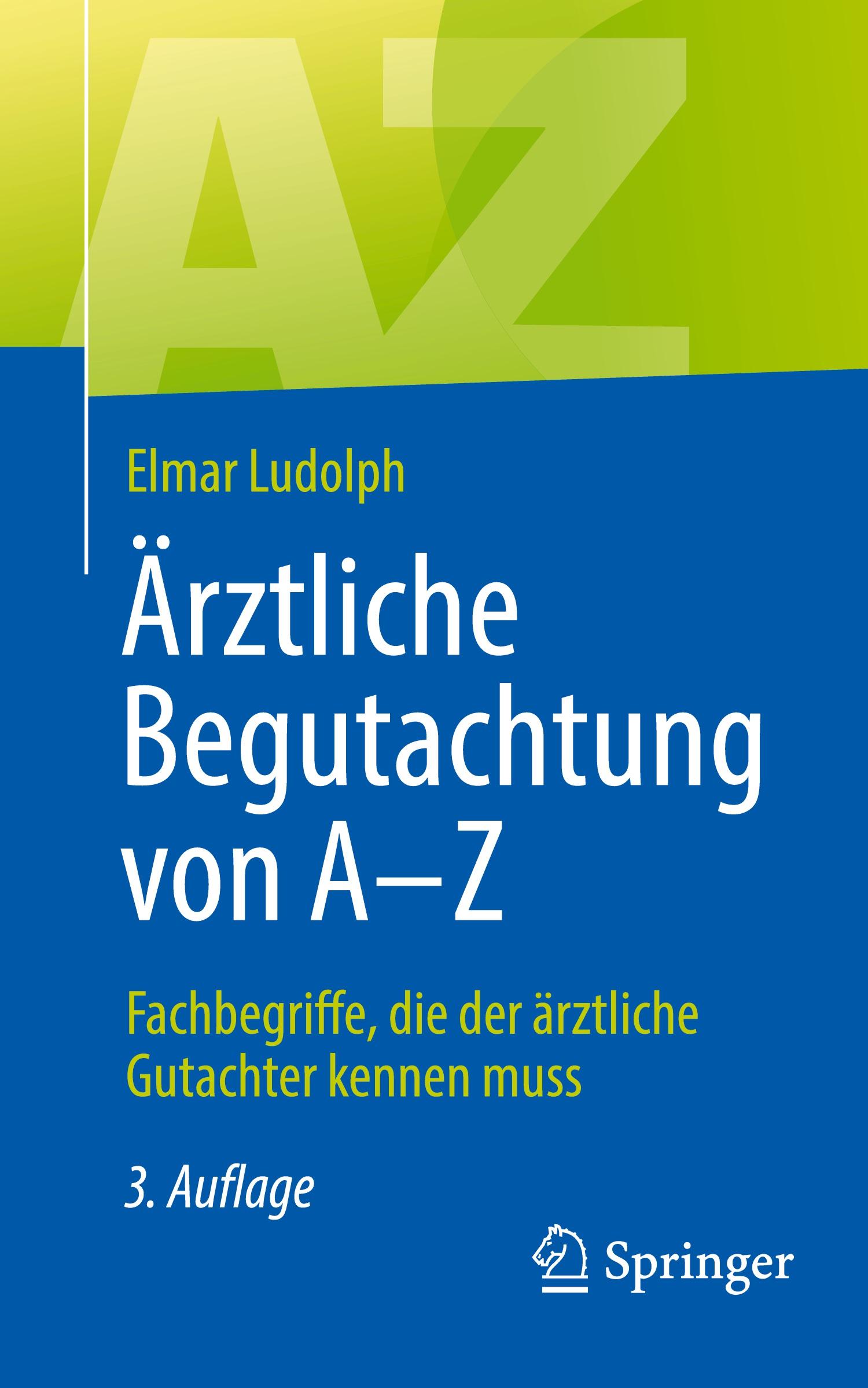 Vorderes Coverbild Ärztliche Begutachtung von A - Z