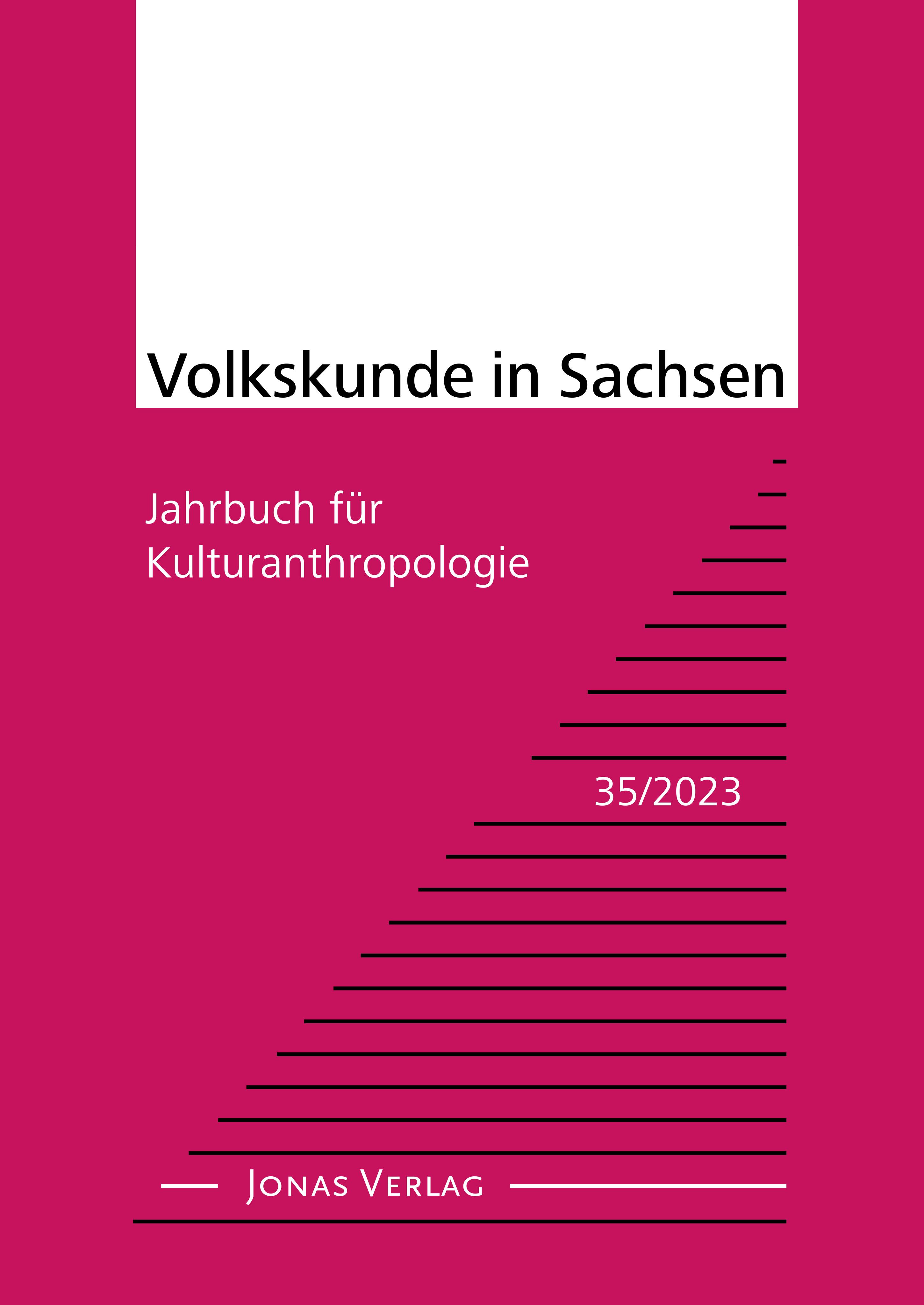 Vorderes Coverbild Volkskunde in Sachsen 35/2023