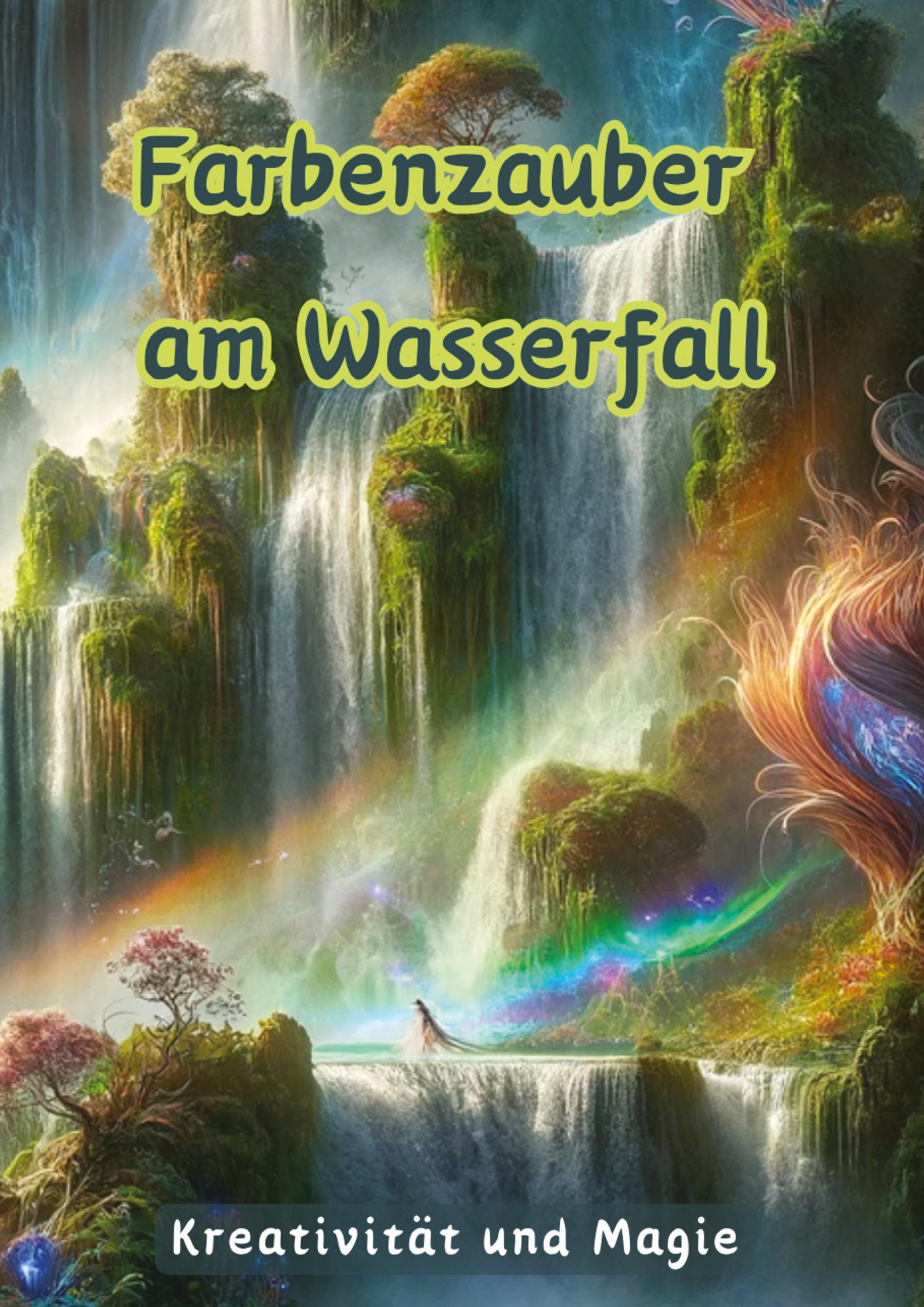 Vorderes Coverbild Farbenzauber am Wasserfall
