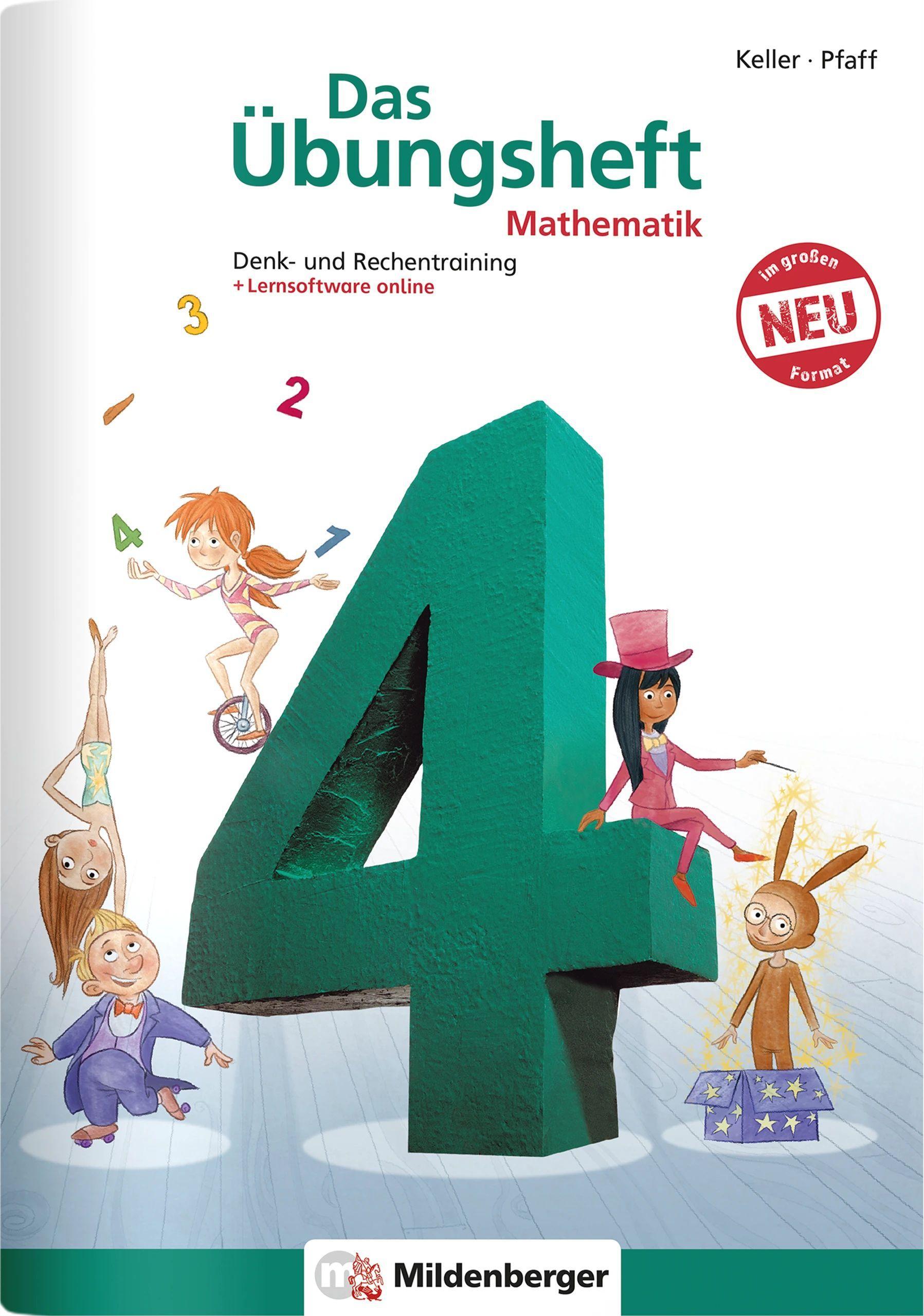 Vorderes Coverbild Das Übungsheft Mathematik 4 - DIN A4