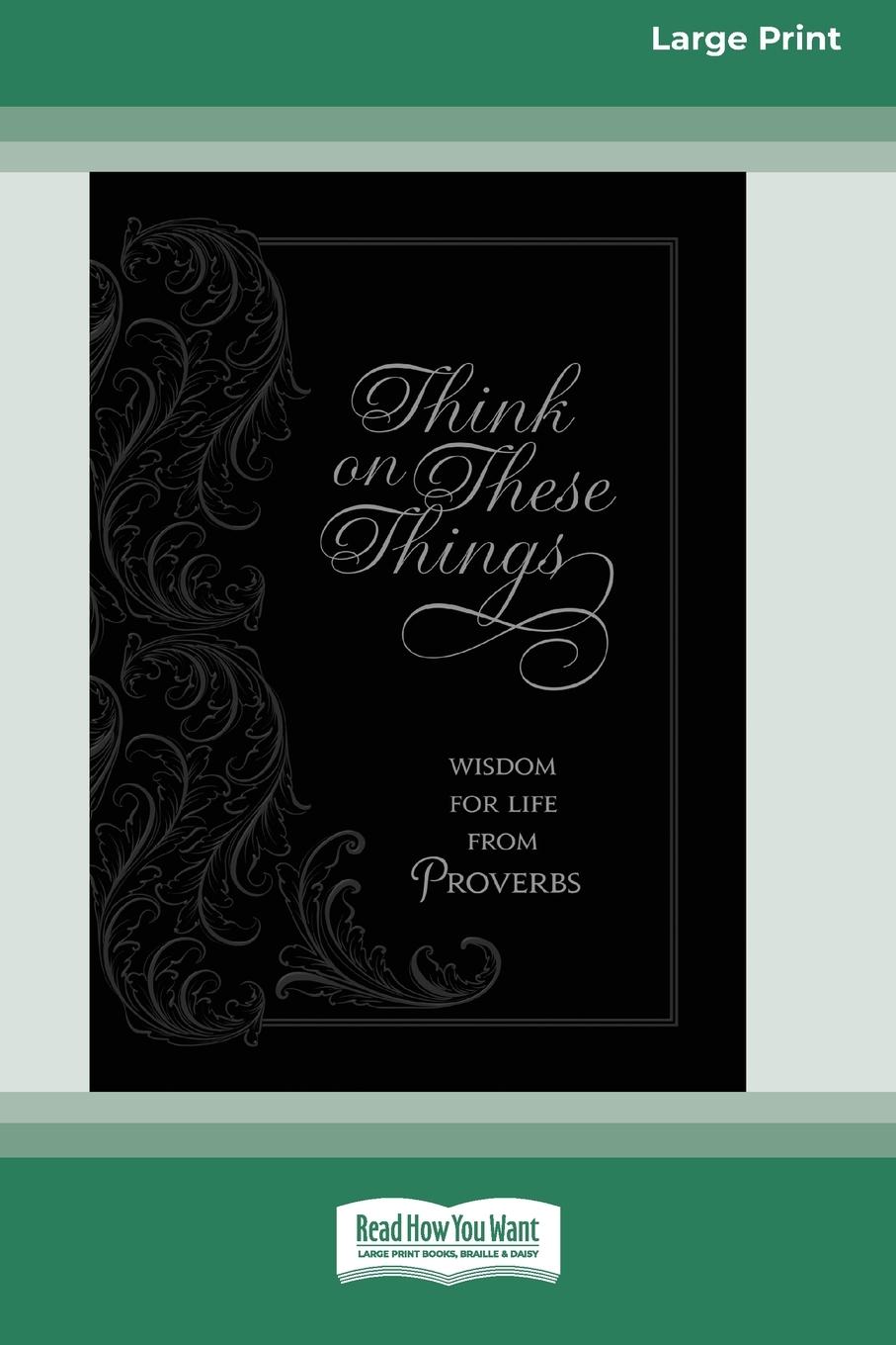 Vorderes Coverbild Think on These Things