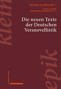 Vorderes Coverbild Die neuen Texte der Deutschen Versnovellistik