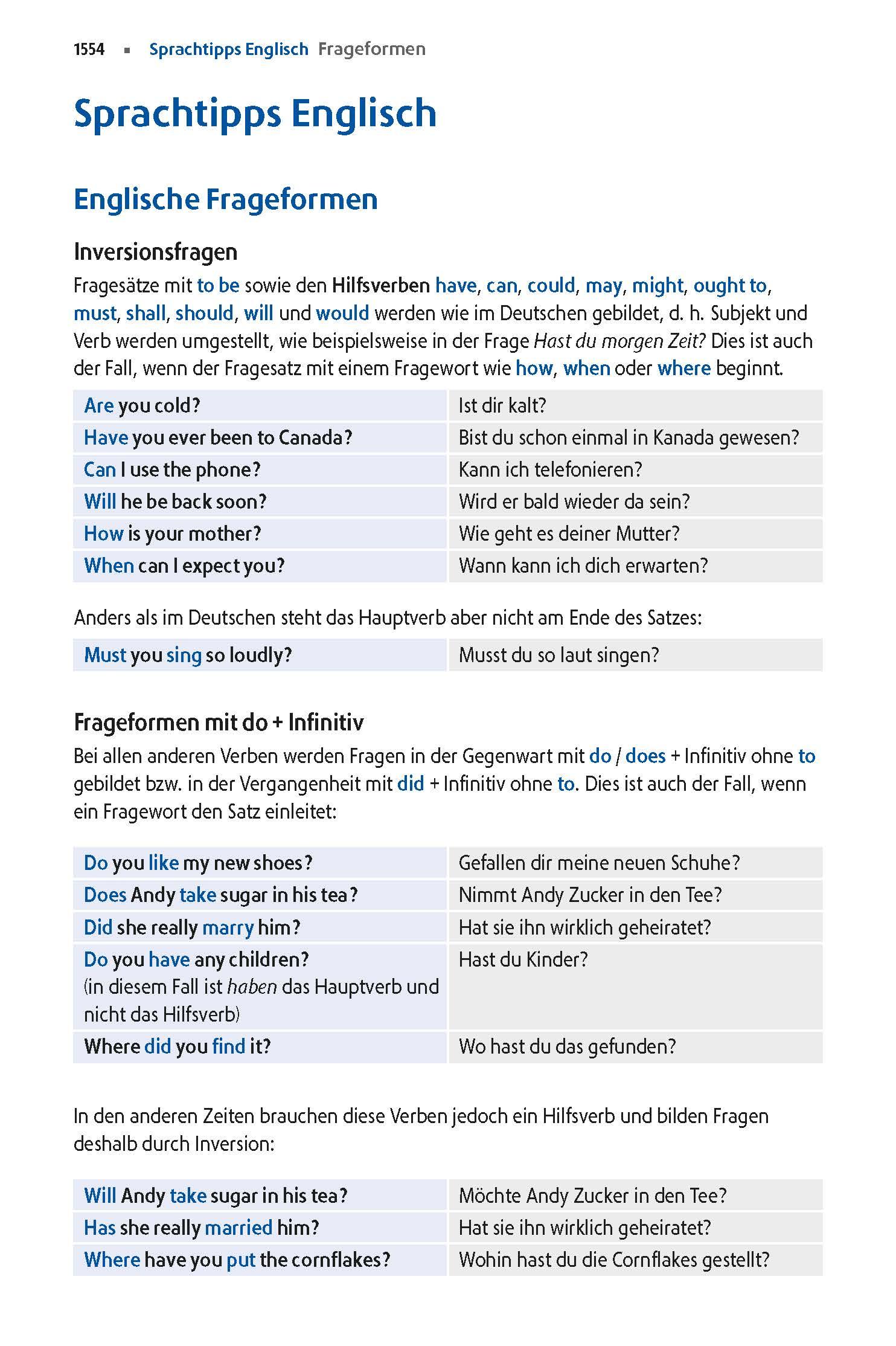 Beispielinhalt (Bild) Langenscheidt Großes Schulwörterbuch Plus Englisch