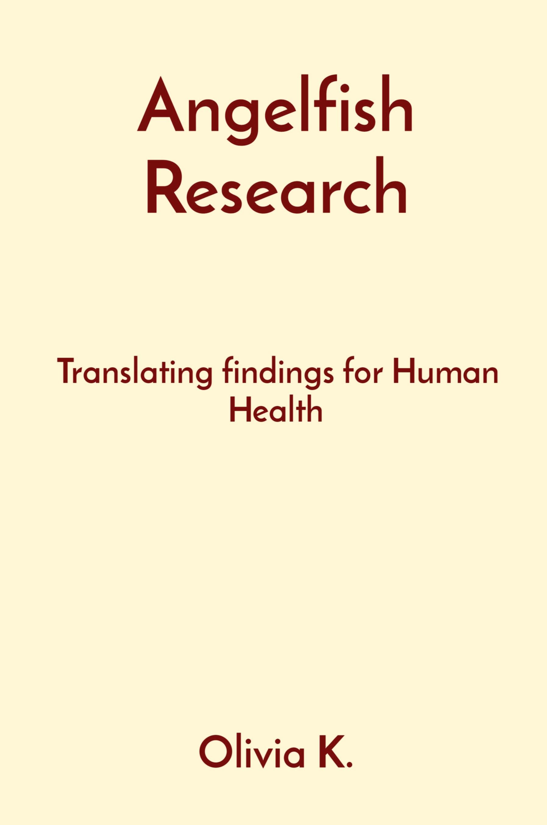 Vorderes Coverbild Angelfish Research