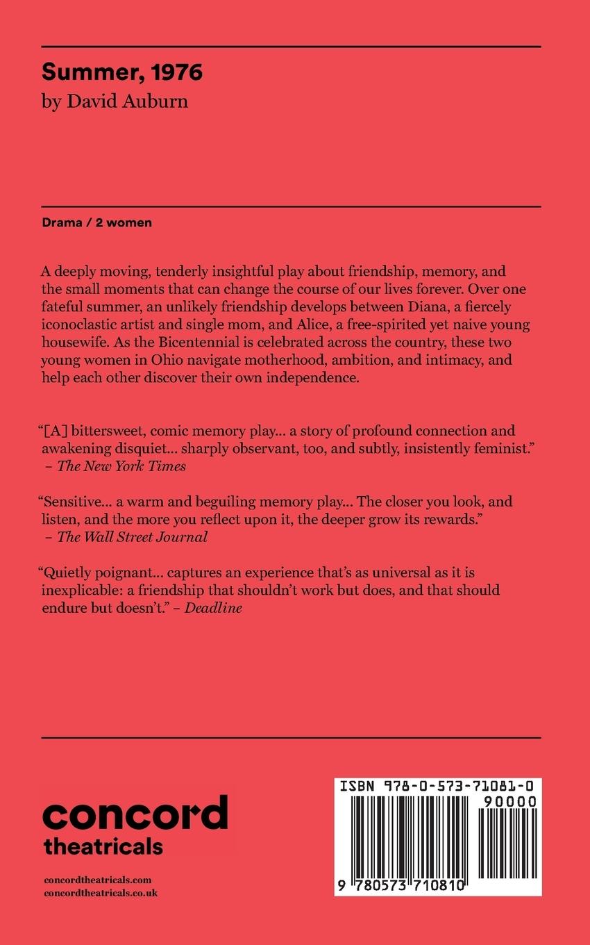 Rückseitencover Summer, 1976