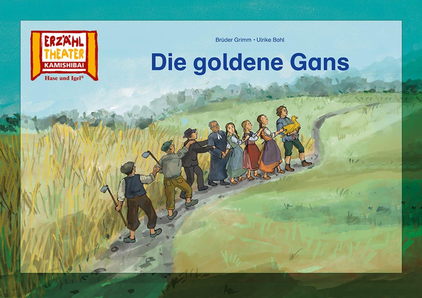 Vorderes Coverbild Die goldene Gans / Kamishibai Bildkarten