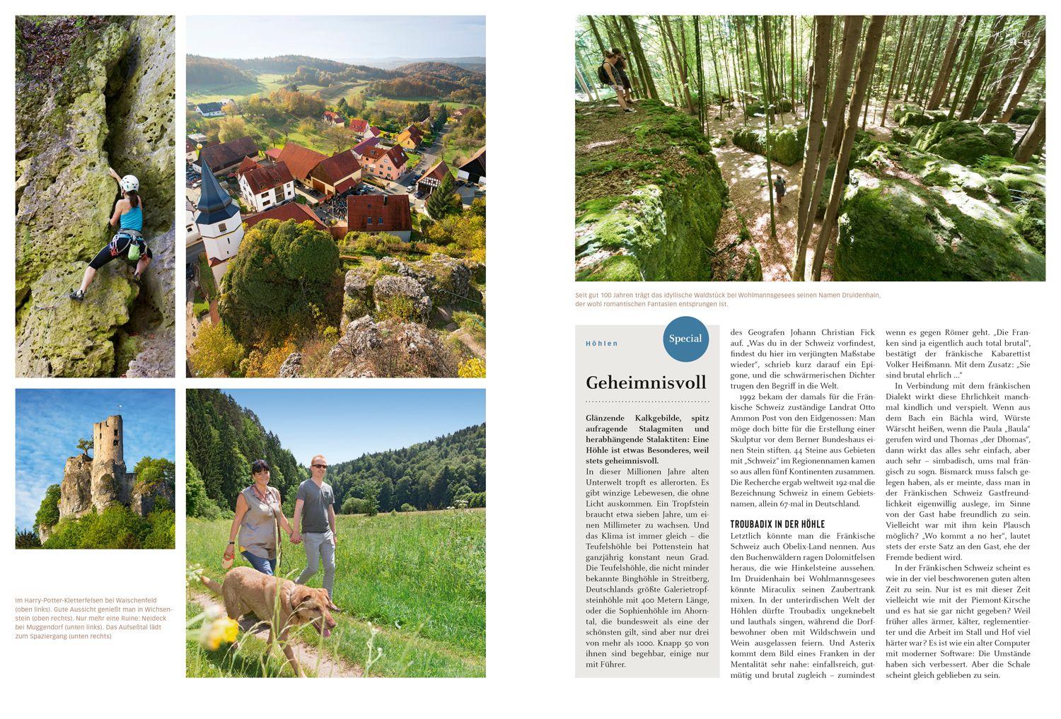Beispielinhalt (Bild) DUMONT Bildatlas Franken