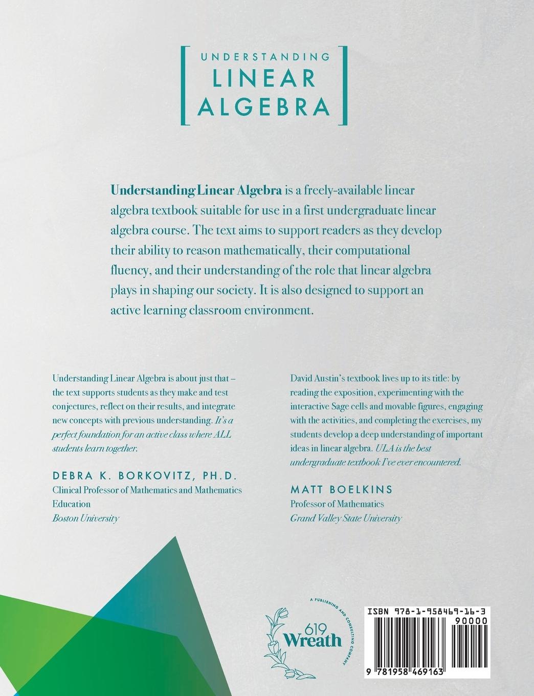 Rückseitencover Understanding Linear Algebra