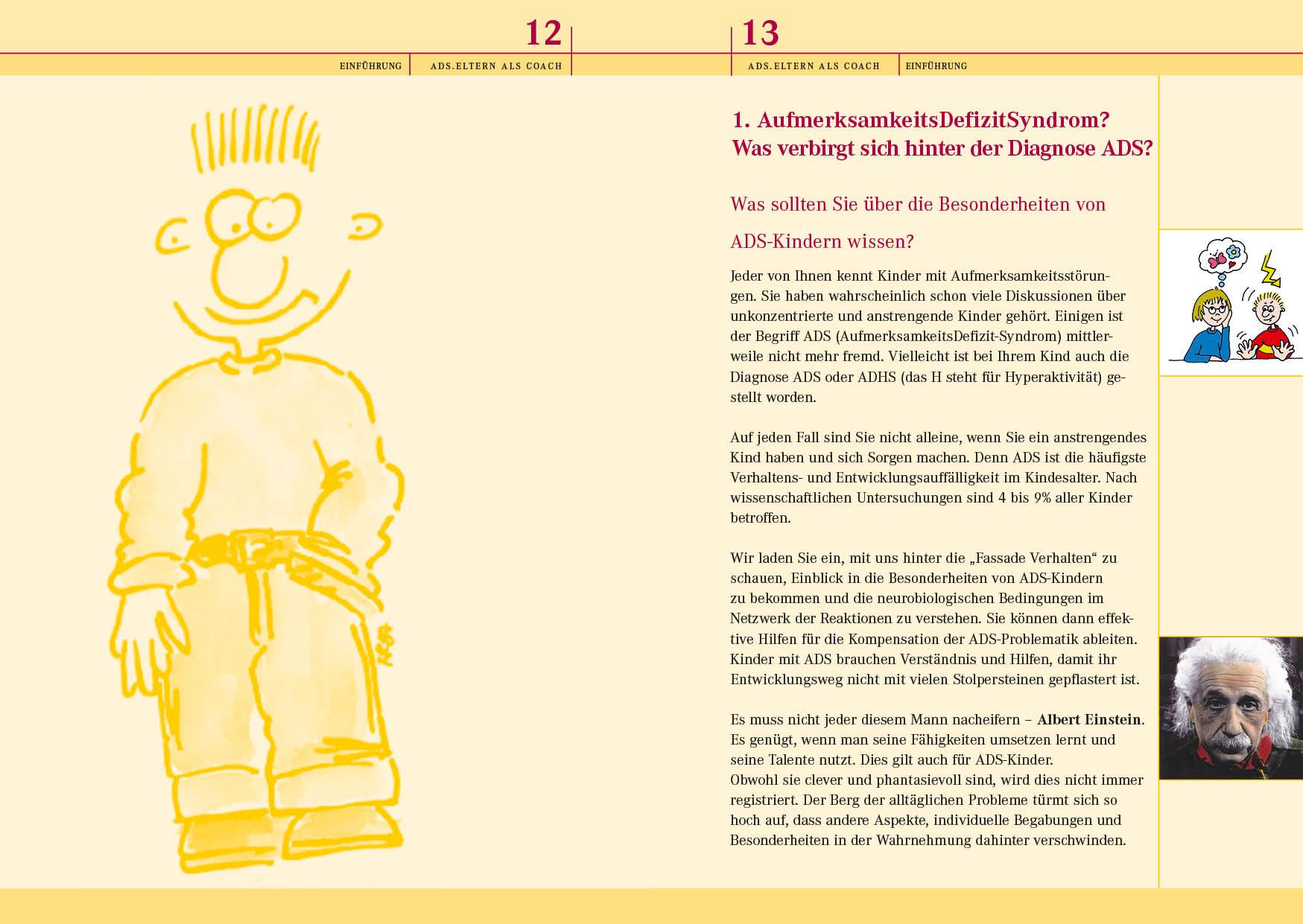 Beispielinhalt (Bild) ADS. Eltern als Coach.
