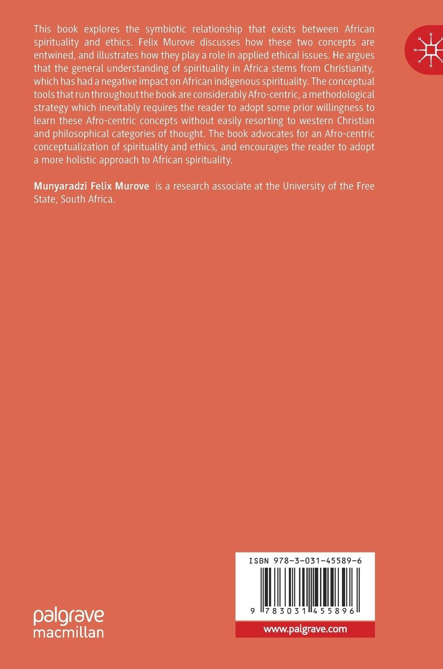Rückseitencover African Spirituality and Ethics