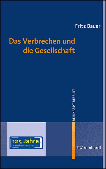 Vorderes Coverbild Das Verbrechen und die Gesellschaft