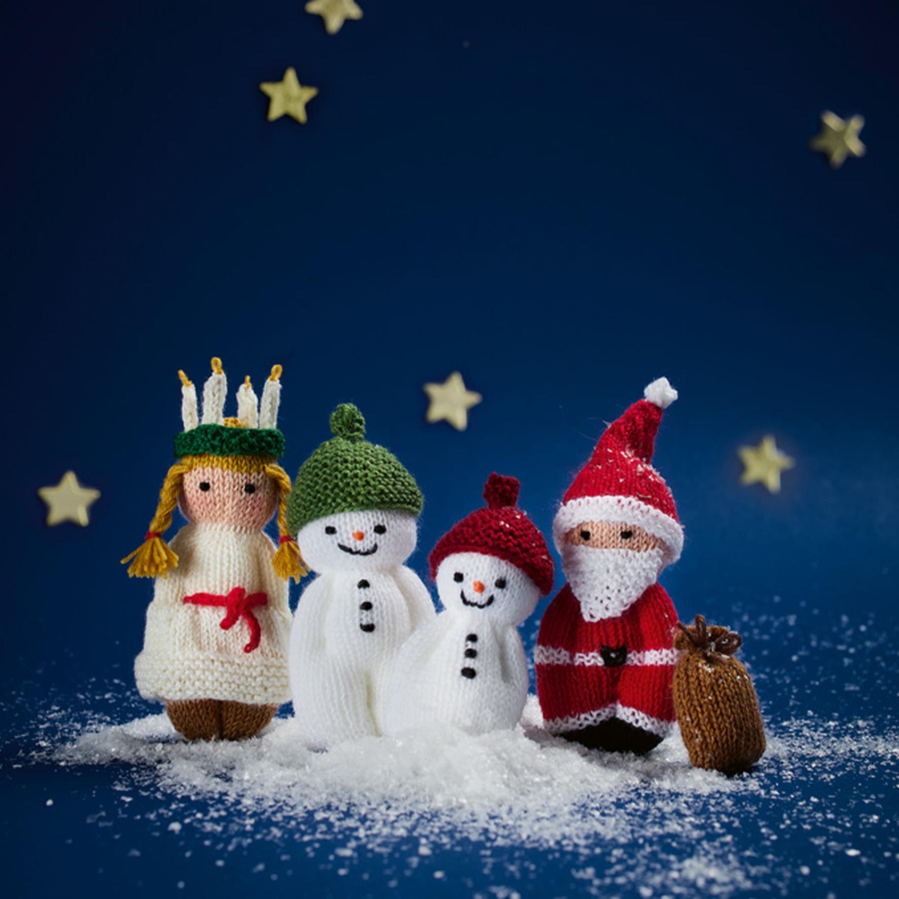 Beispielinhalt (Bild) Strick-Lieblinge Adventskalender. Adventskalenderbuch