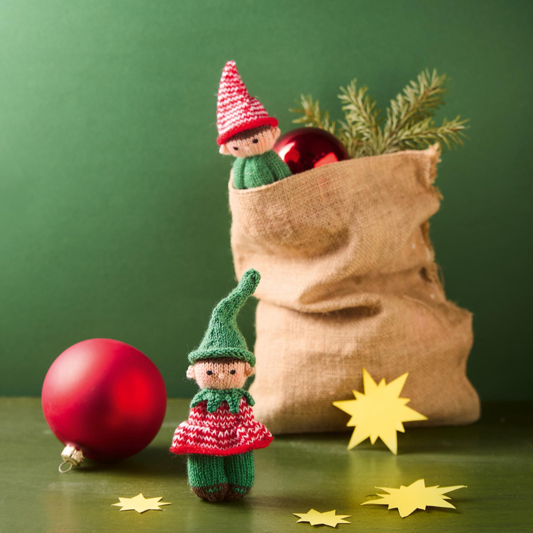 Beispielinhalt (Bild) Strick-Lieblinge Adventskalender. Adventskalenderbuch